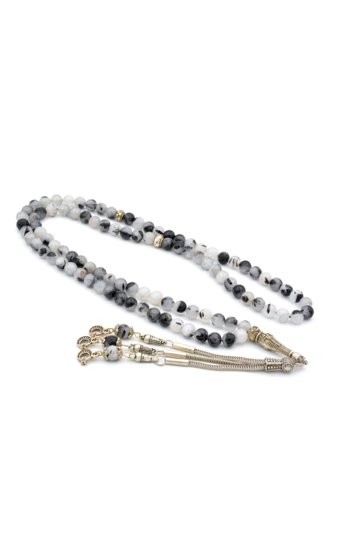 Hakiki Doğal 99 Luk Rutil Kuvars Tesbih 1.kalite