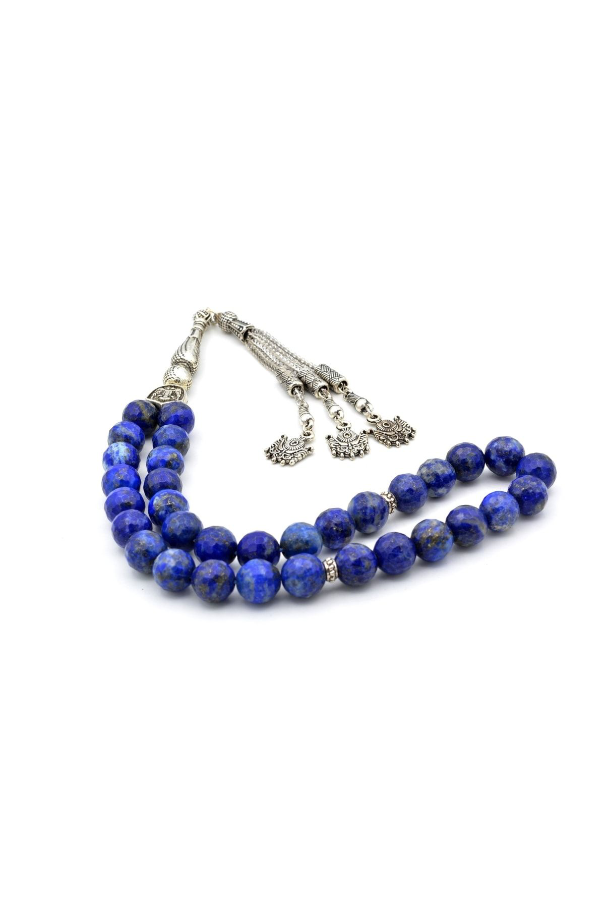 Hakiki Doğal Faset Kesim Lapis Lazuli Tesbih 1.kalite Iri Boy