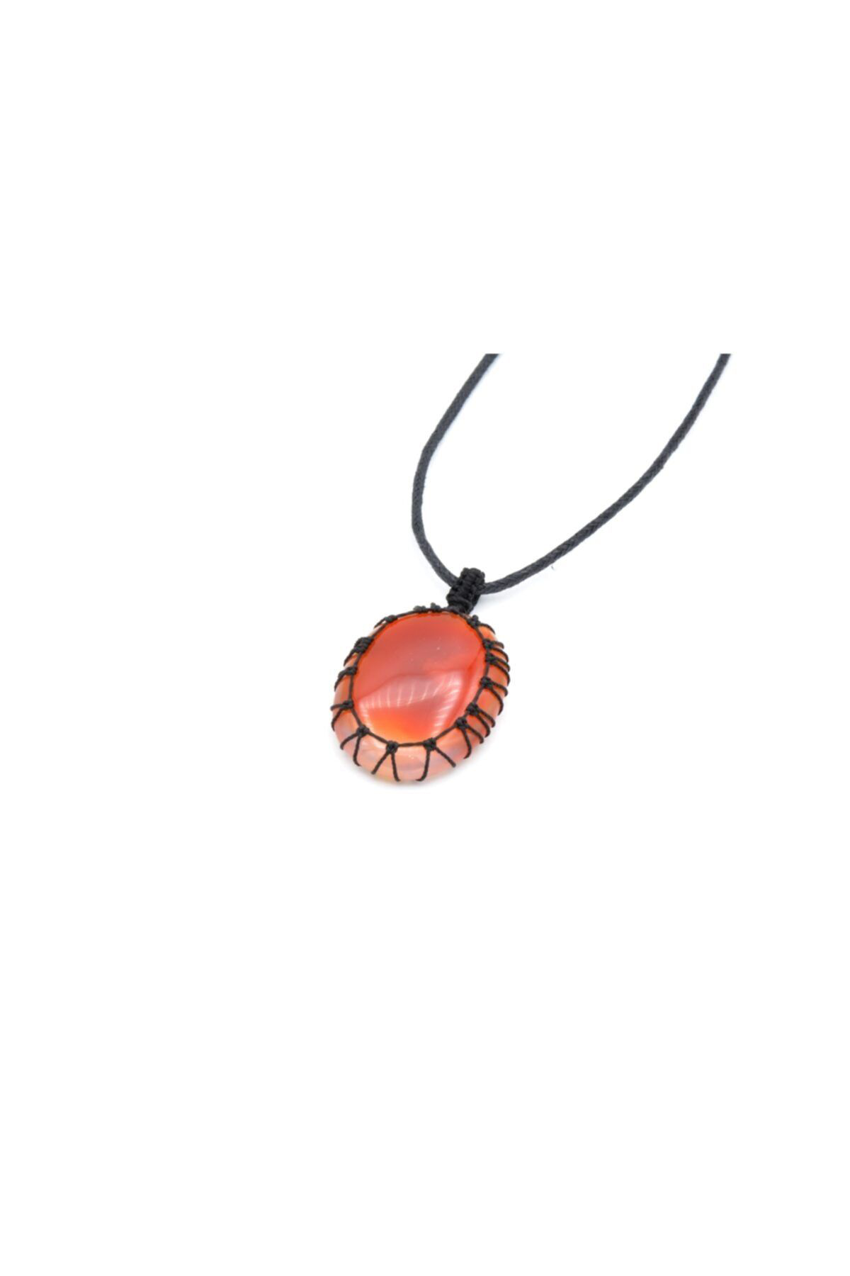 Hakiki Doğal Kırmızı Akik Kolye Ucu 1.kalite 013