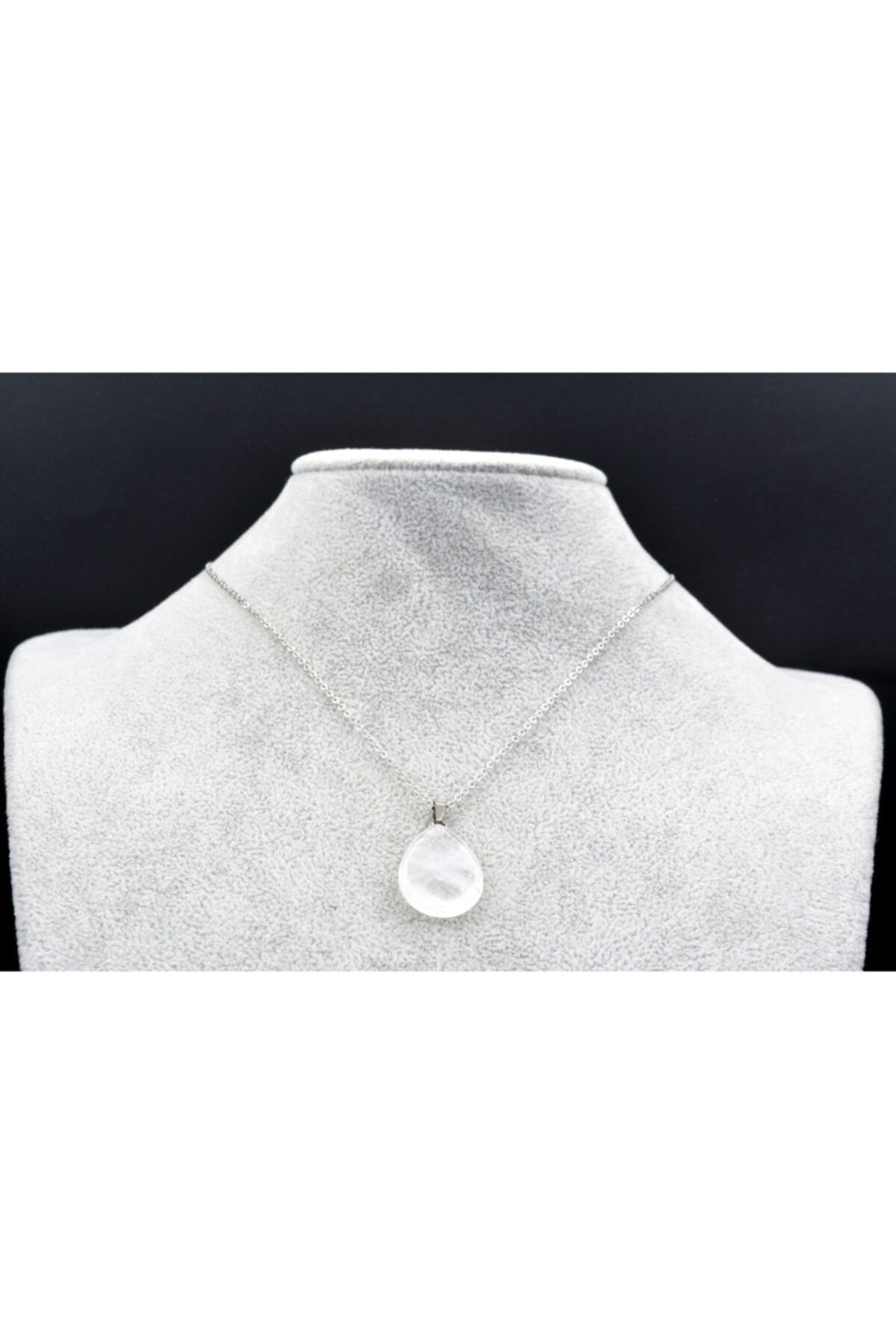 Hakiki Doğal Kristal Kuvars Kolye Ucu 1.kalite 004