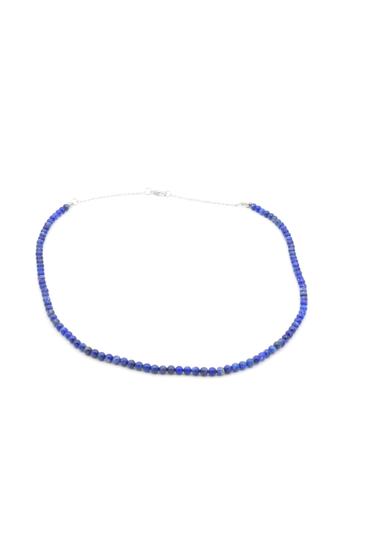 Hakiki Doğal Lapis Lazuli Taşı Kolye 1.kalite