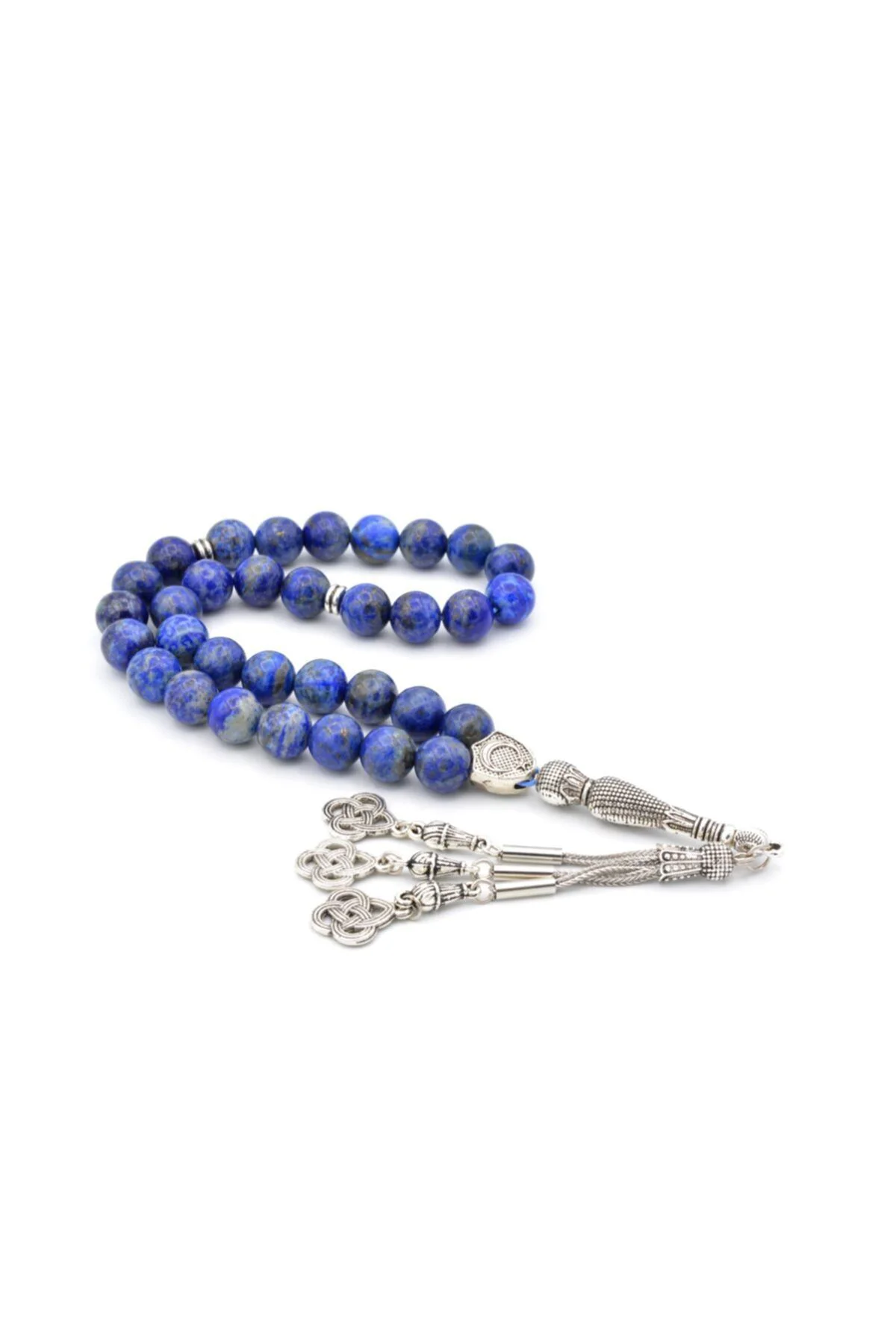 Hakiki Doğal Lapis Lazuli Taşı Tesbih 1.kalite Iri Boy