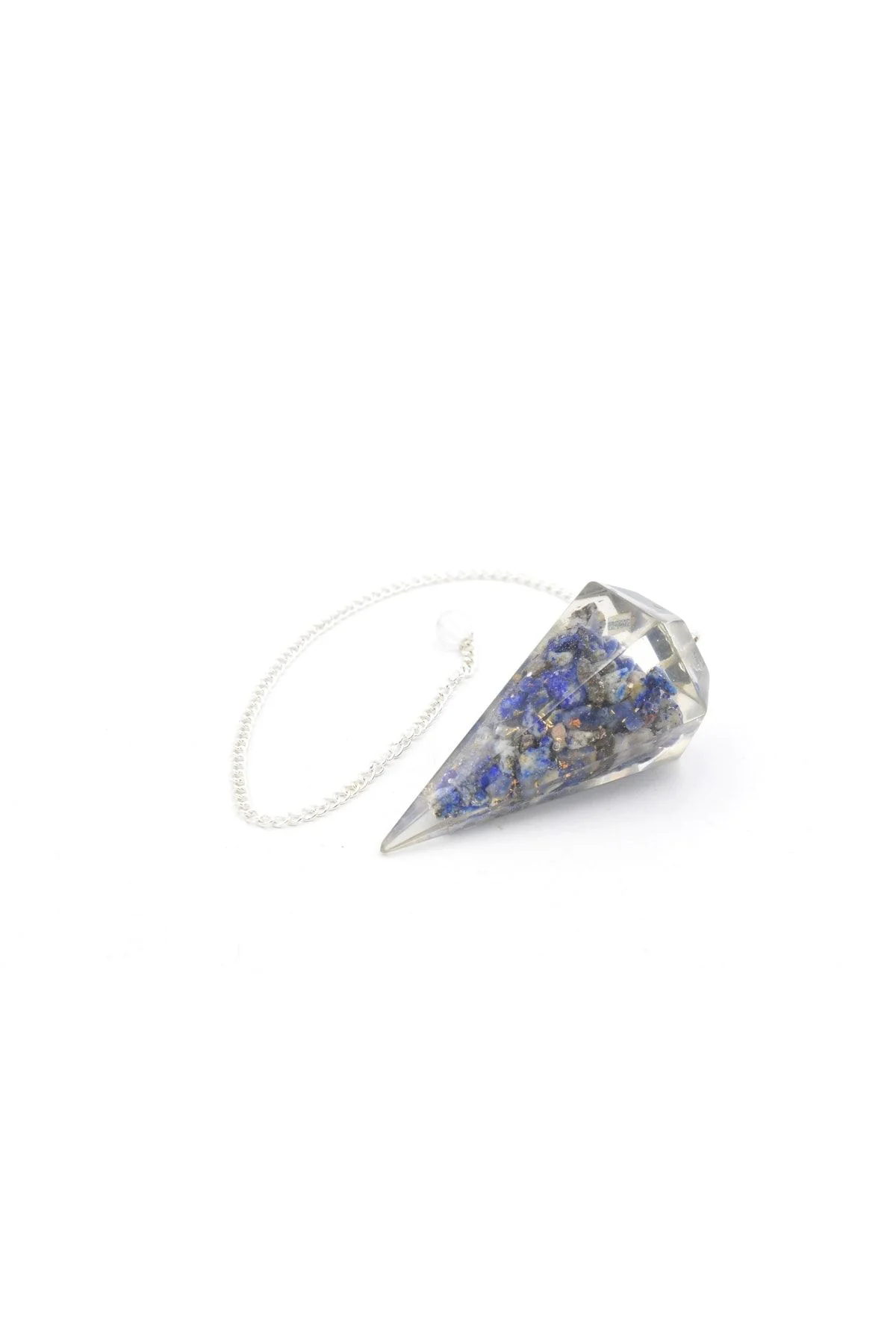Hakiki Doğal Lapis Lazuli Taşı Orgonit Pandül 1.kalite
