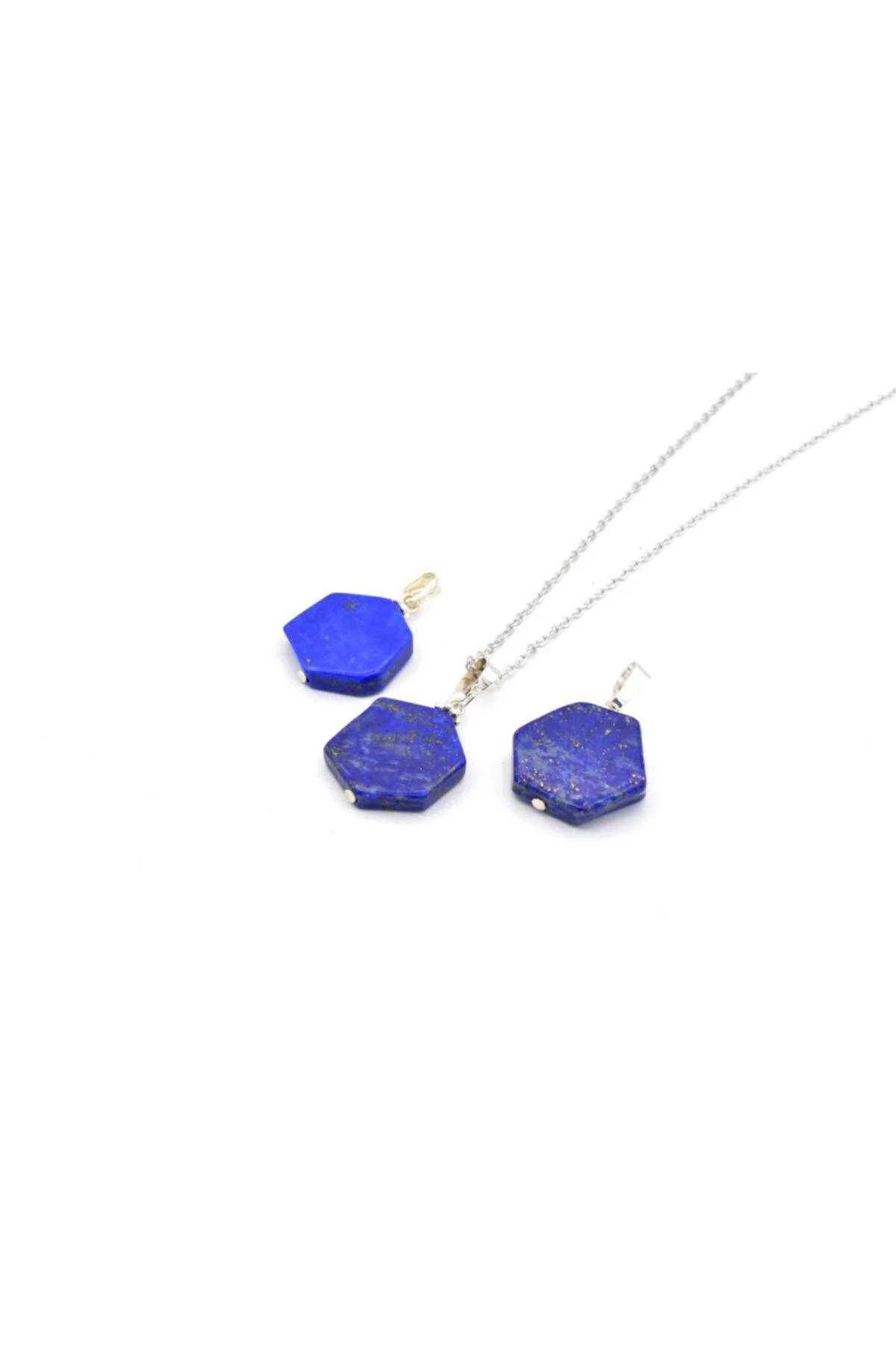 Hakiki Doğal Lapis Lazuli Kolye Ucu 1.kalite 015
