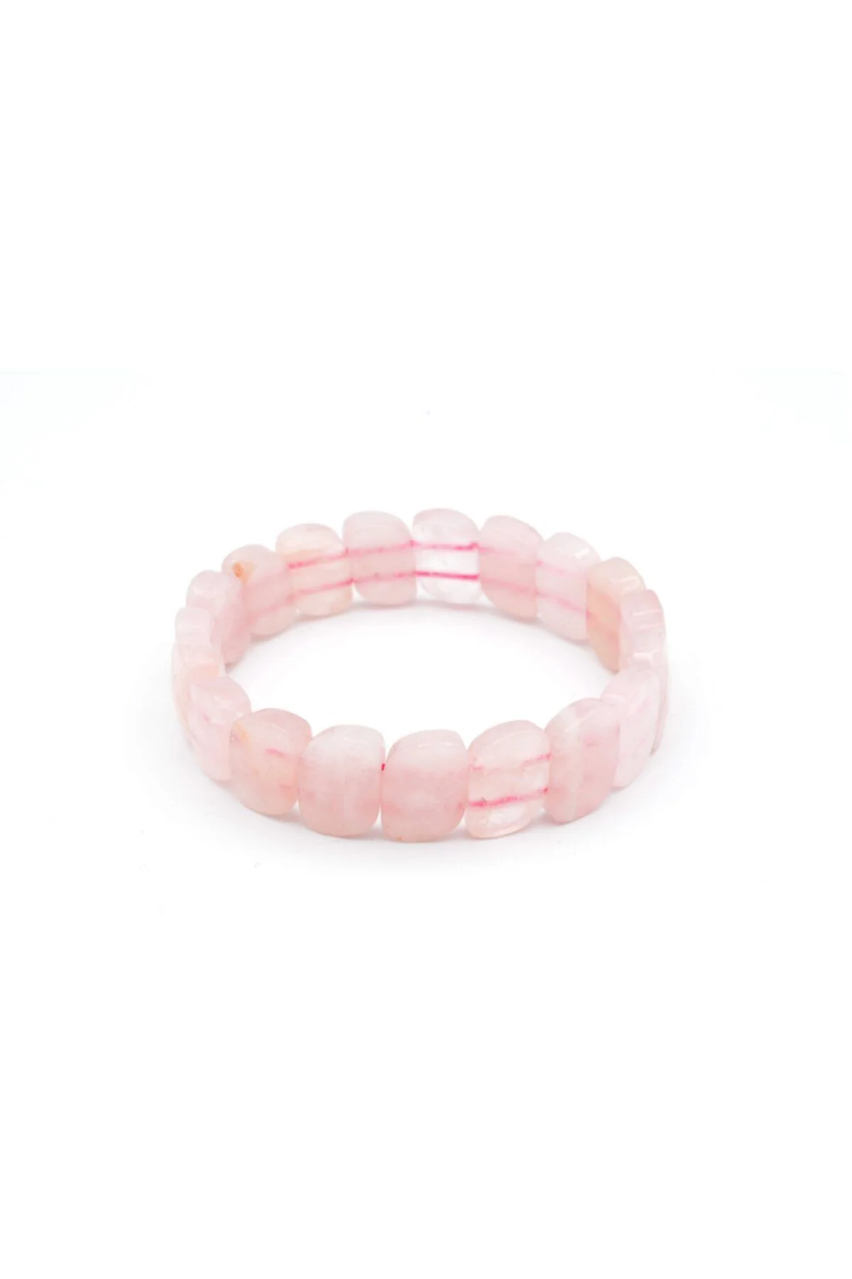 Hakiki Doğal Pembe Kuvars Bileklik 1.kalite 001