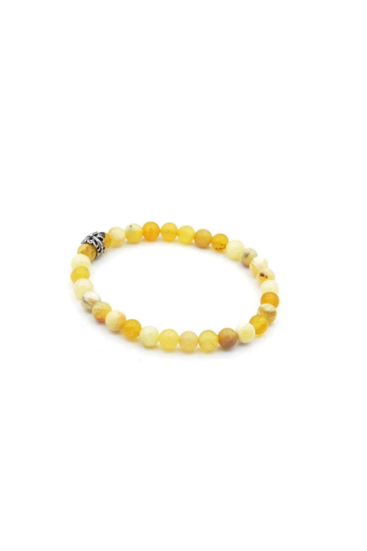 Hakiki Doğal Sarı Opal Taşı Bileklik 1.kalite 002
