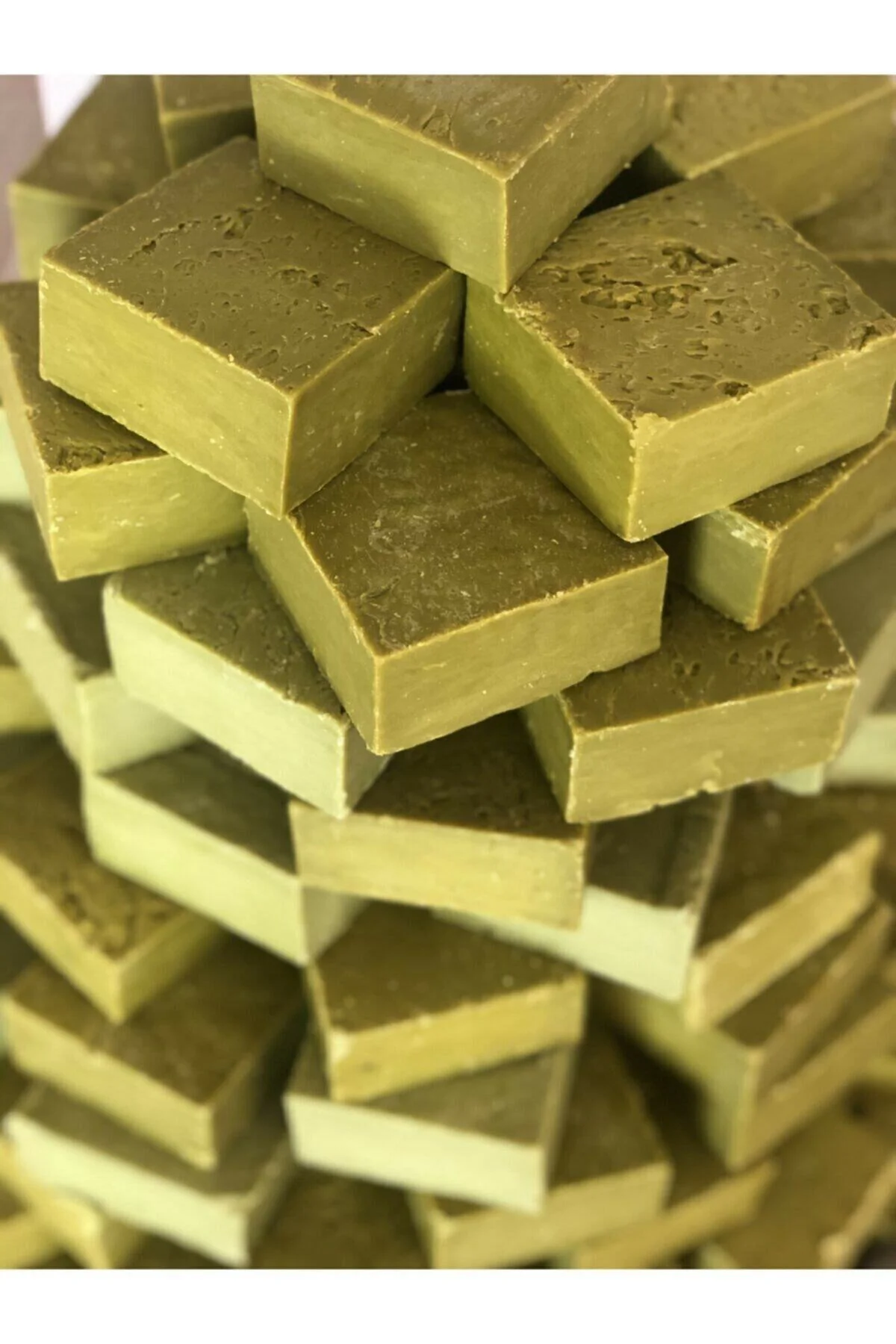 Hakiki Doğal Yeşil Bıttım (menengiç) Sabunu 1 Kg (saç Dökülme Kar