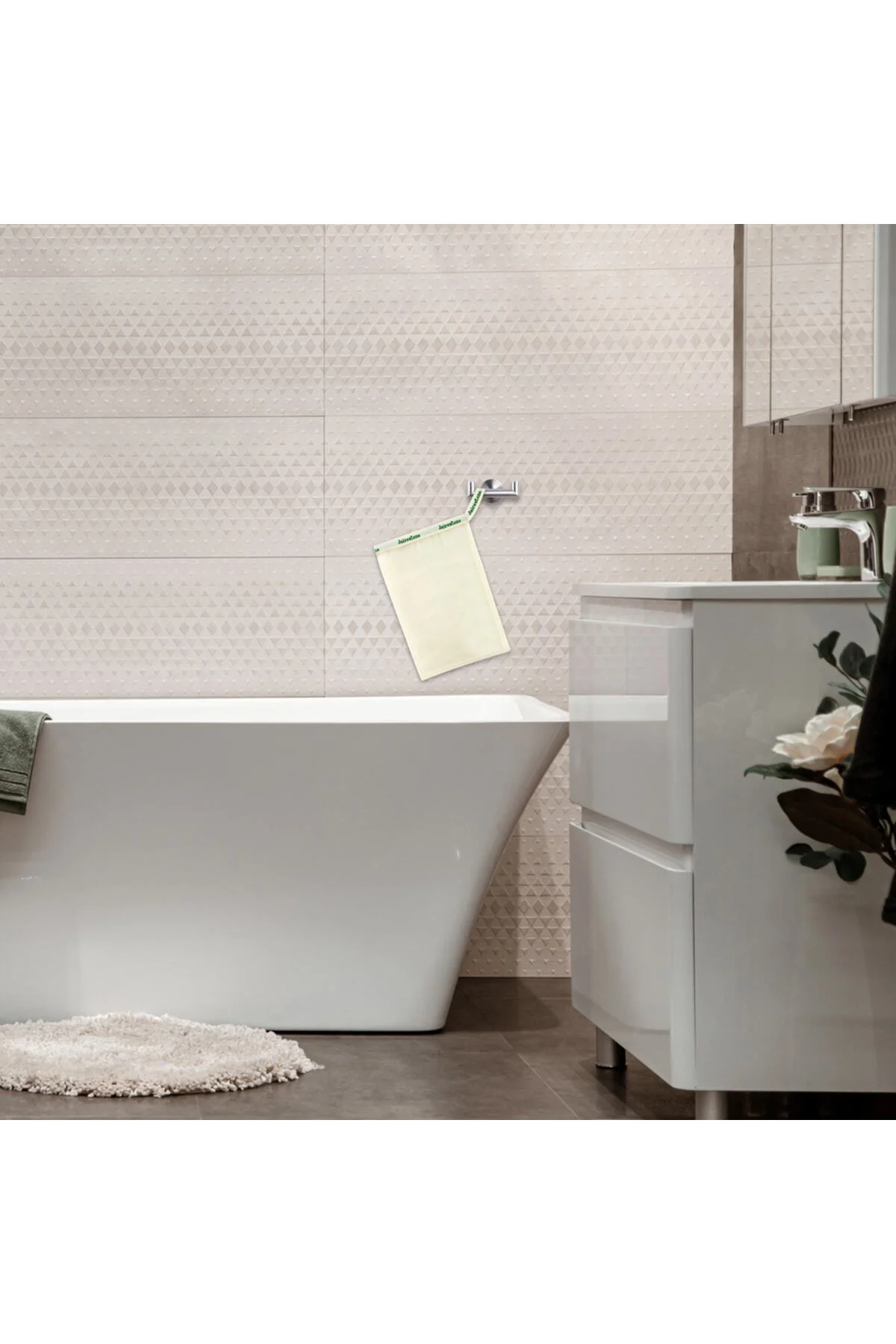 Hakiki Koza Ipeğinden Banyo Ve Yüz Kesesi - 2li Hamam Paketi