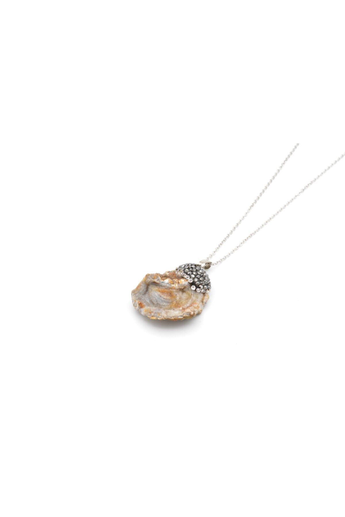 Hakiki Markazit Işlemeli Doğal Kalsedon Kolye Ucu 1.kalite 006