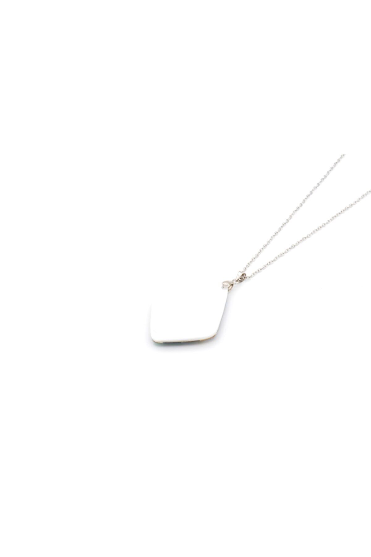 Hakiki Rengarenk Abalon Sedef Kolye Ucu 1.kalite 007