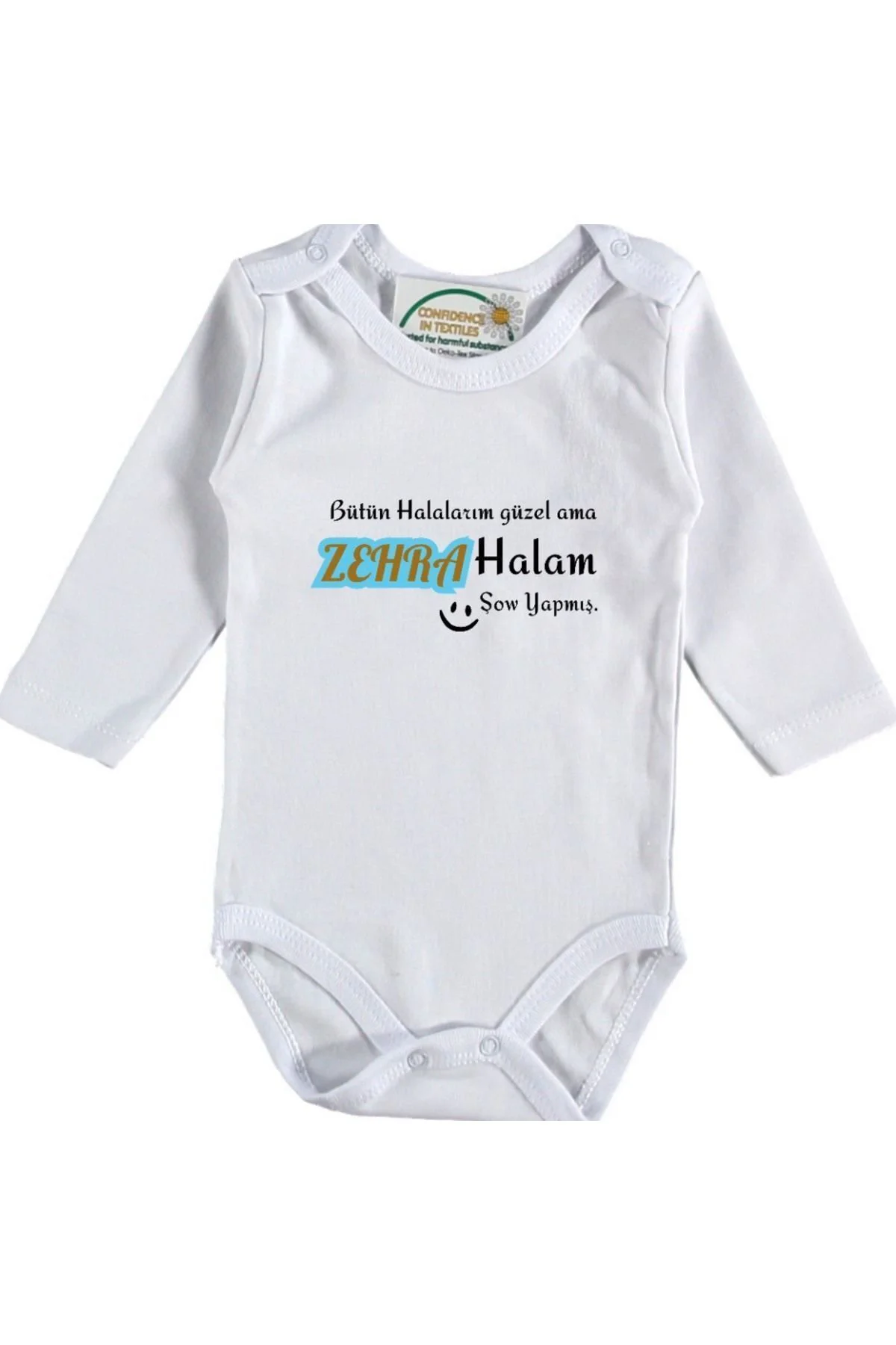 Halam Şov yaptı Yazılı Erkek Bebek Zıbın Halam Şov yaptı Yazılı Erkek Bebek Zıbın