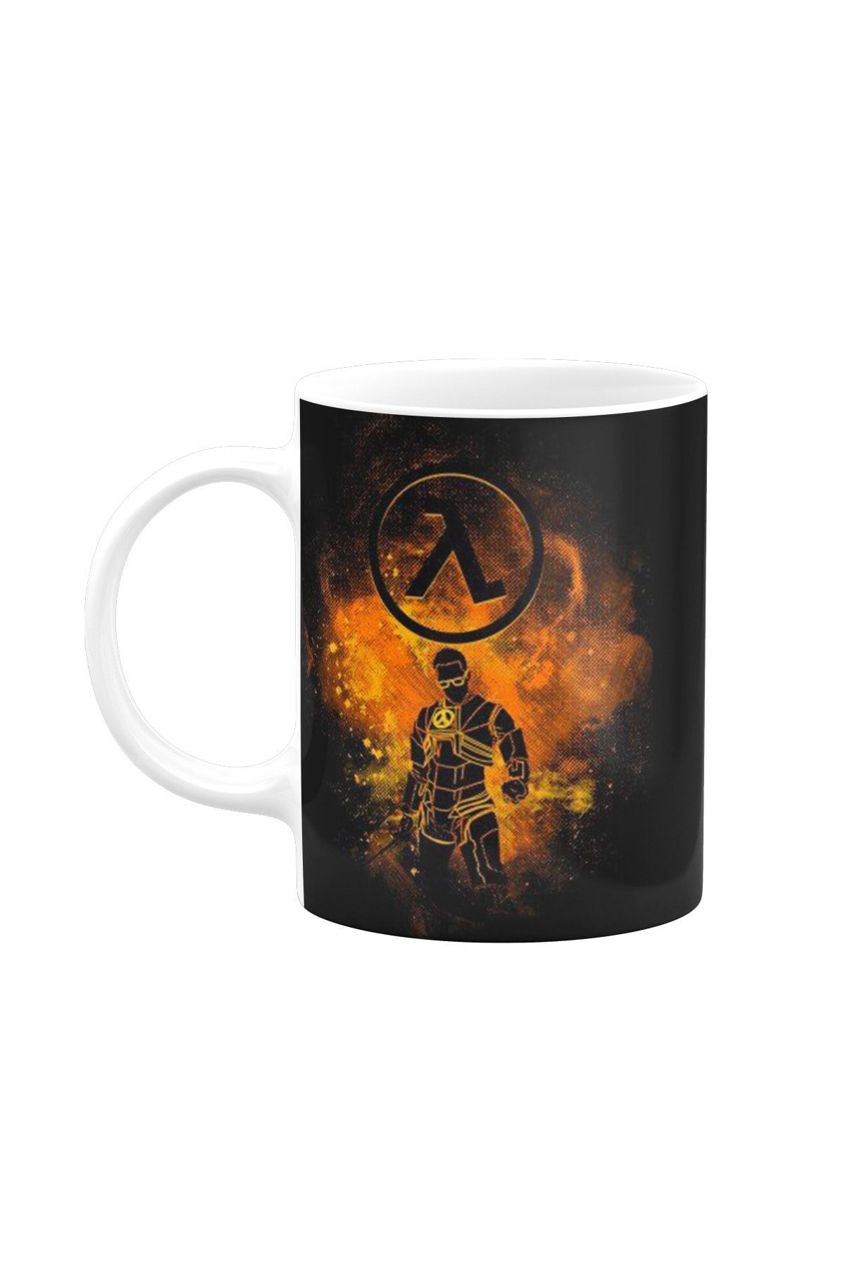 Remonz Half Life Gordon Freeman Baskılı Porselen Kupa