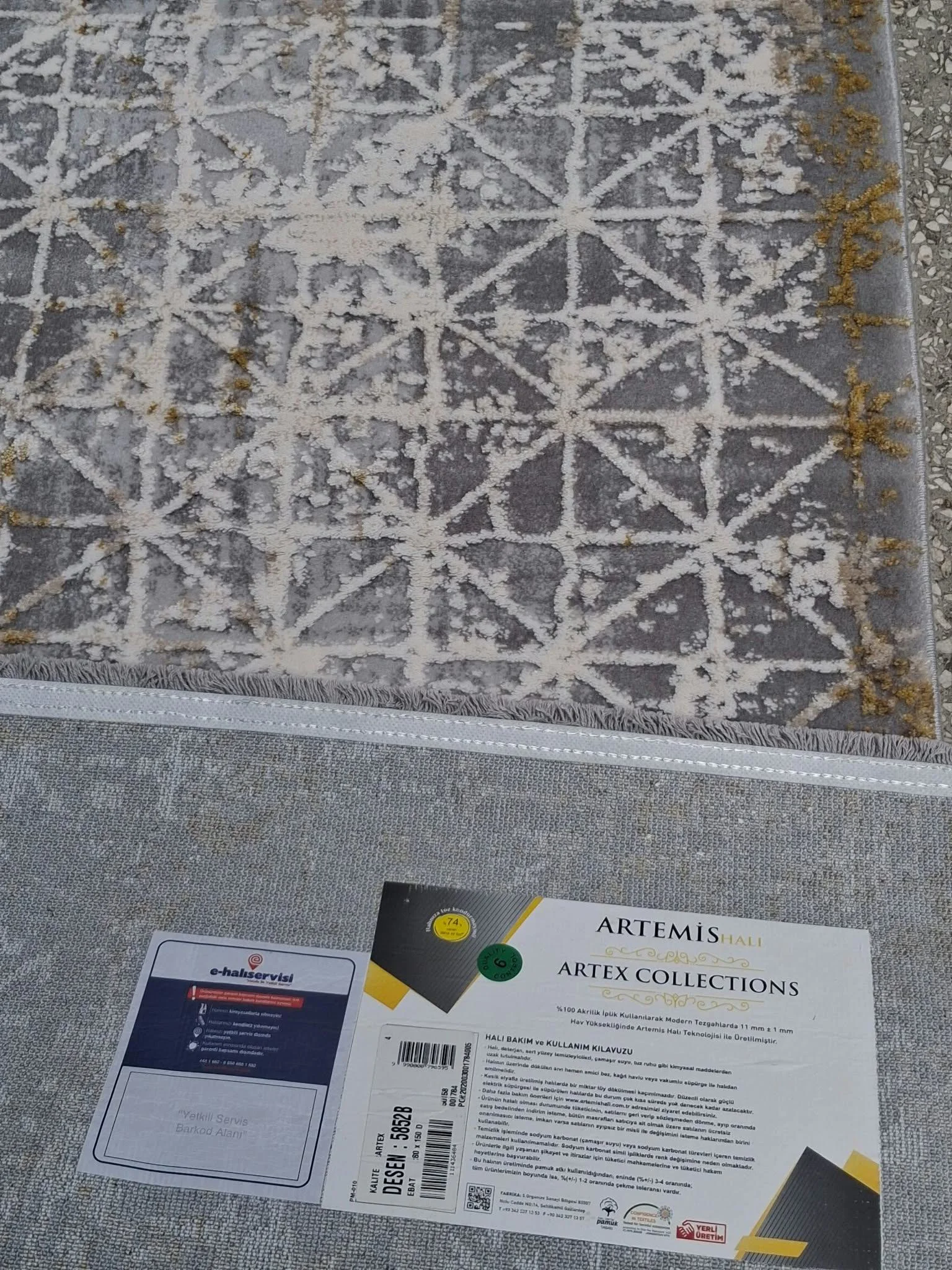 Halı Artemis Artex Collection 80*150 Cm Makina Halı Yolluk