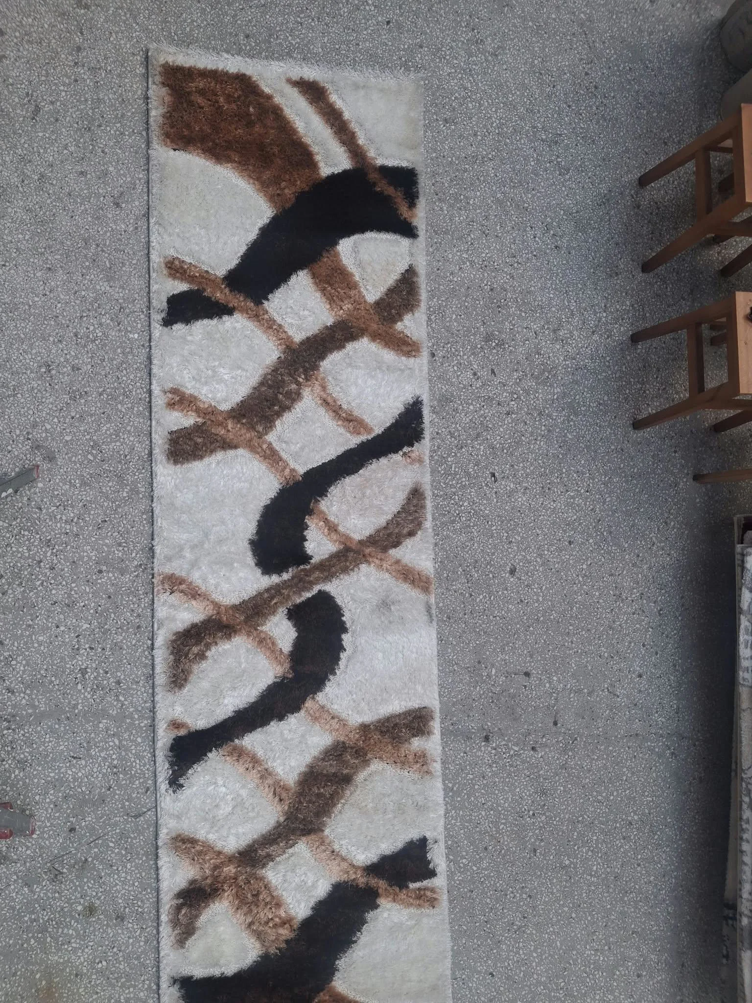 Halı Dilek Shaggy Collection 80-300 Ölçüsünde Kahve Çizgili Saçaksız Halı Dilek Shaggy Collection 80-300 Ölçüsünde Kahve Çizgili Saçaksız