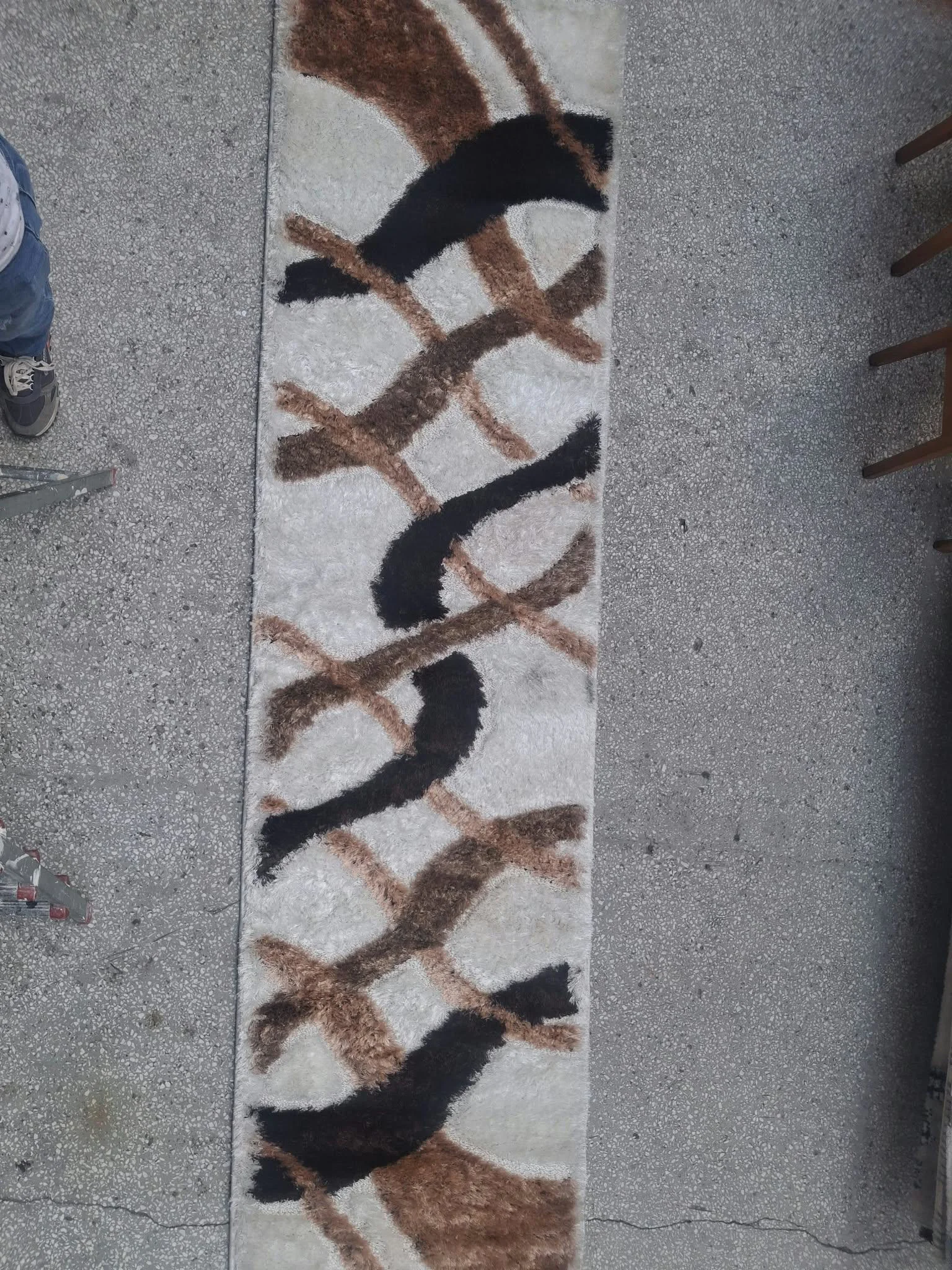 Halı Dilek Shaggy Collection 80-300 Ölçüsünde Kahve Çizgili Saçaksız Halı Dilek Shaggy Collection 80-300 Ölçüsünde Kahve Çizgili Saçaksız