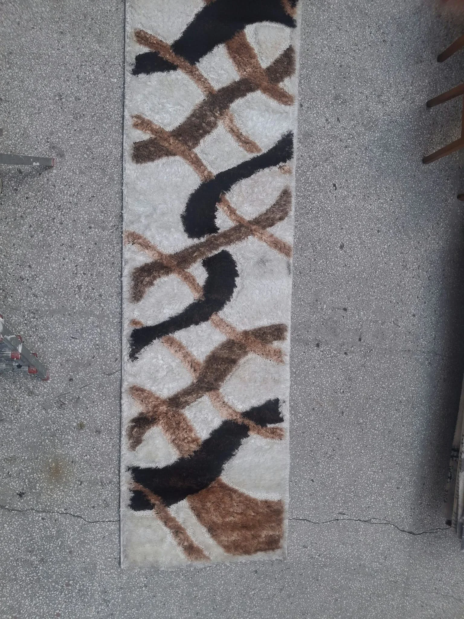 Halı Dilek Shaggy Collection 80-300 Ölçüsünde Kahve Çizgili Saçaksız Halı Dilek Shaggy Collection 80-300 Ölçüsünde Kahve Çizgili Saçaksız