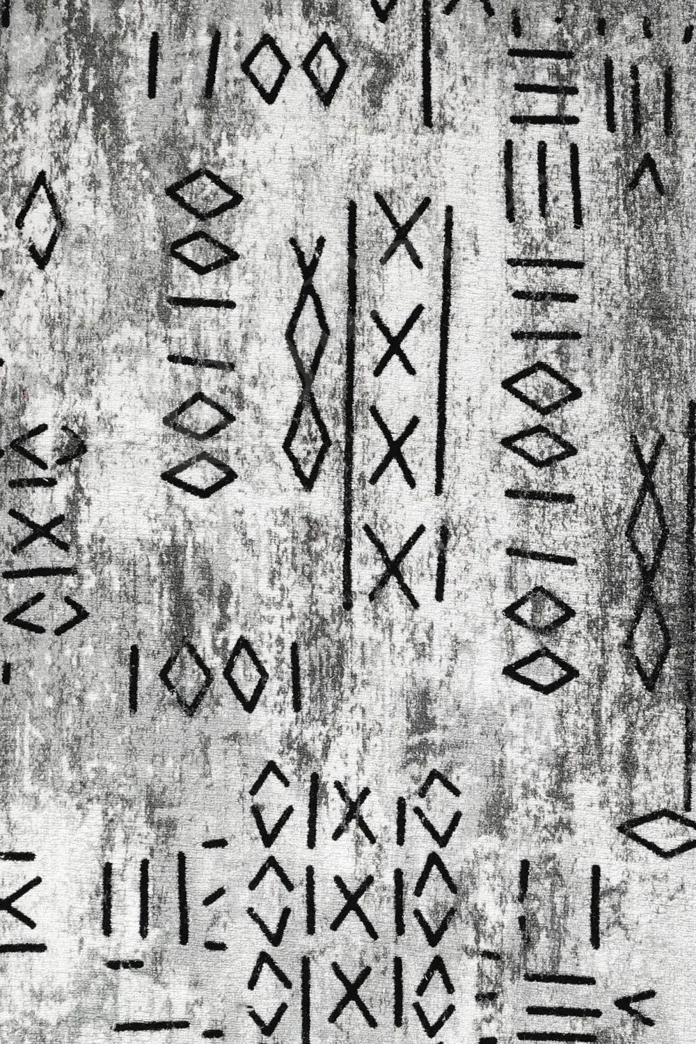 Halı Gri Iskandinav Yıkanabilir Saçaksız Delüxe Yolluk Kilim Salo