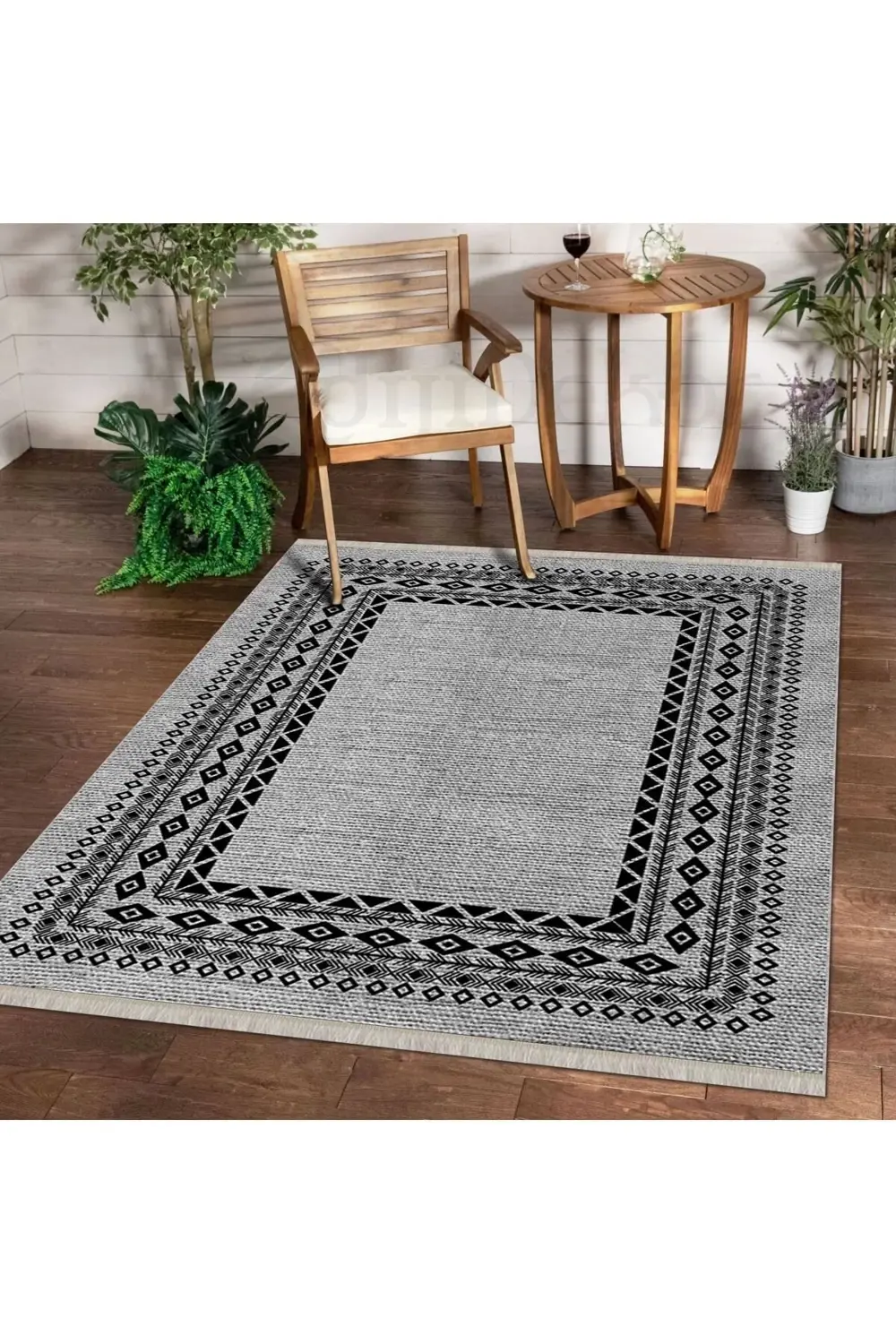 Halı Gri O22136 Yıkanabilir Saçaklı Ince Yolluk Kilim Salon Halıs Halı Gri O22136 Yıkanabilir Saçaklı Ince Yolluk Kilim Salon Halıs