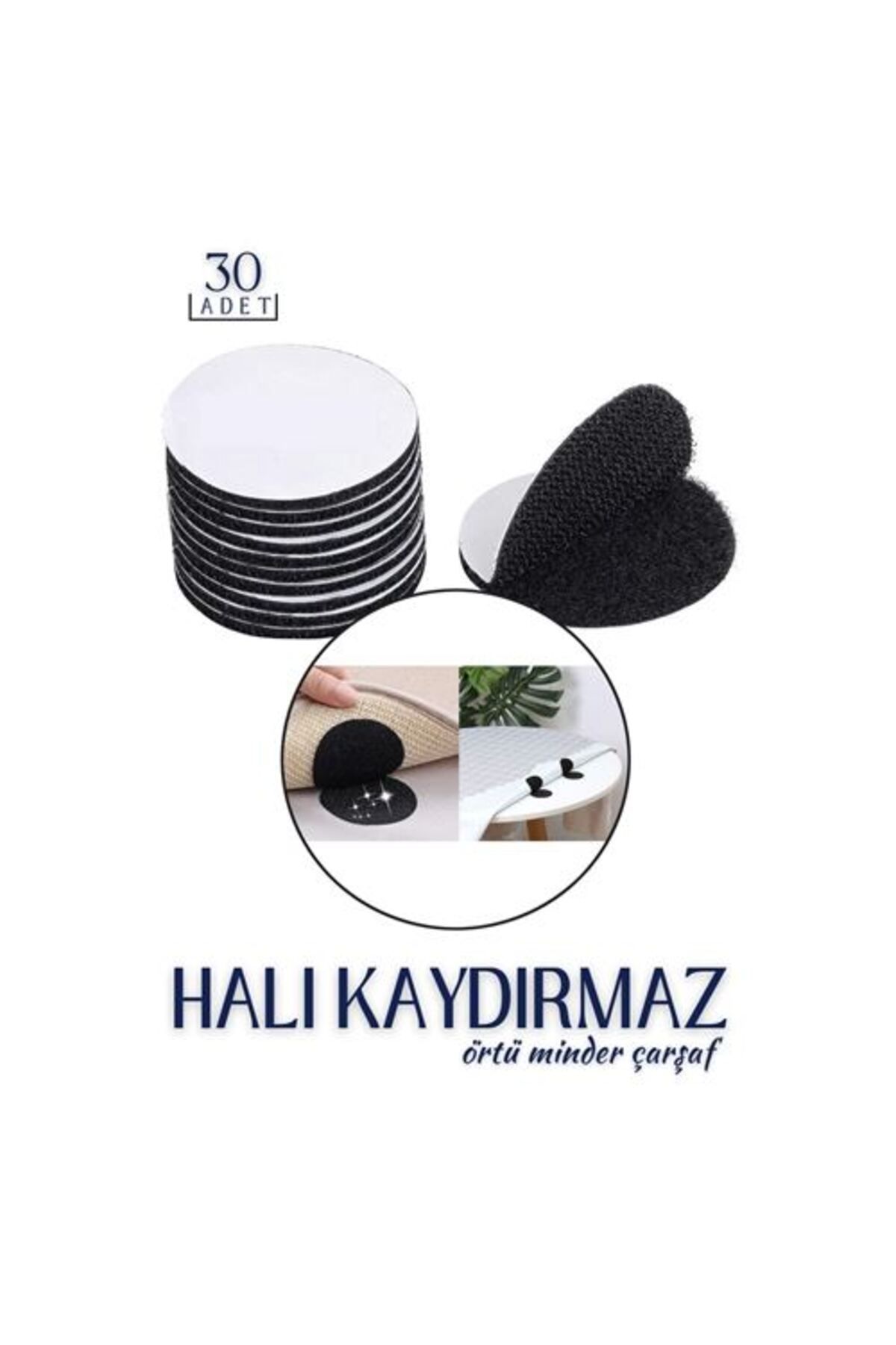 Modacar Hali Kaydirmaz Cirt Pedler 30 Adet