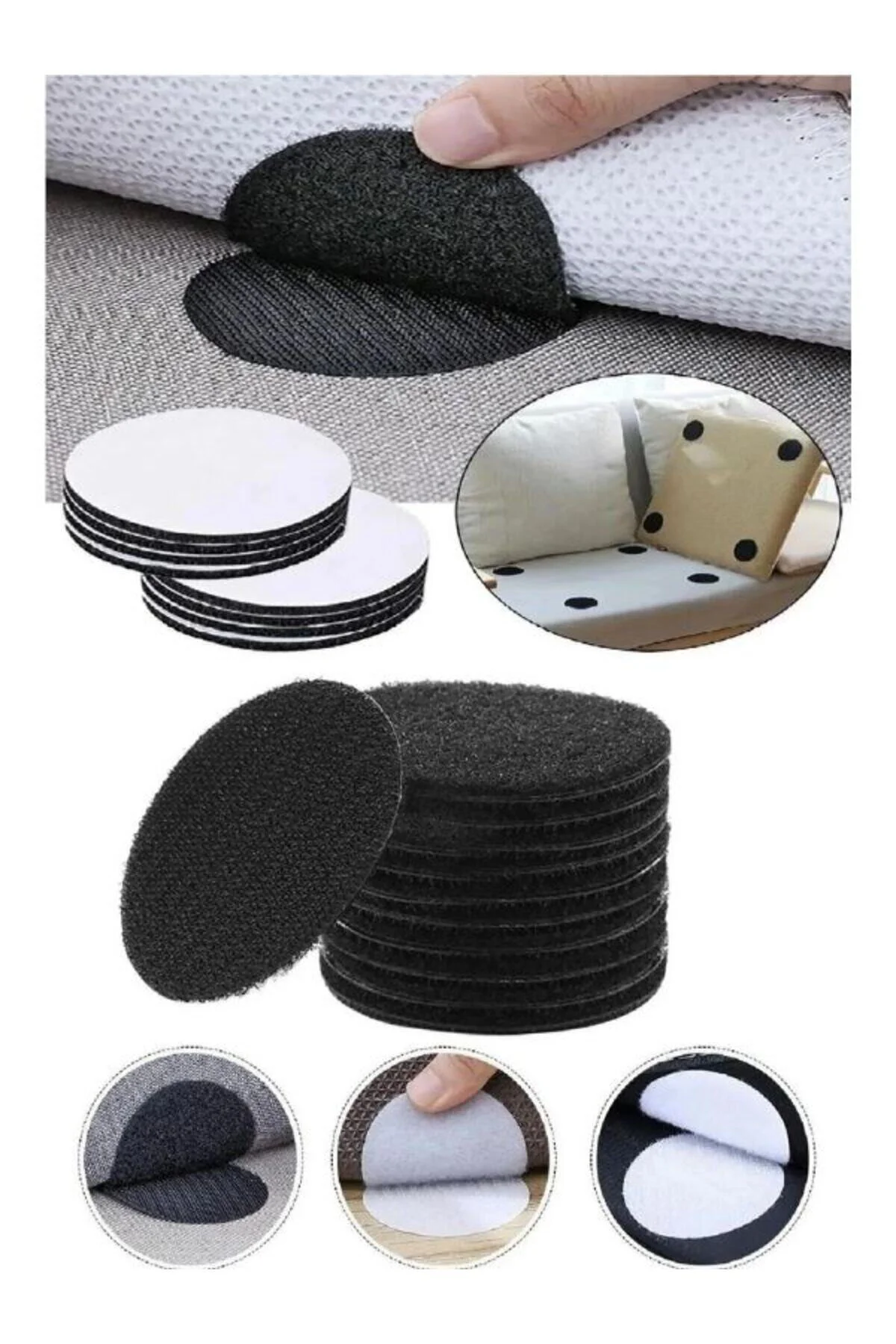 Halı Kilim Minder Nevresim Örtü Kaydırmaz Cırt 10 Set - Tamir Ban