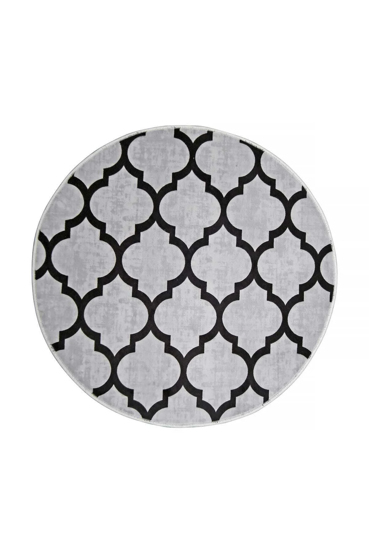 Halı Lidya gri Yuvarlak Kaymaz Taban Yıkanabilir 110X110 Halı Lidya gri Yuvarlak Kaymaz Taban Yıkanabilir 110X110 - Görsel 2