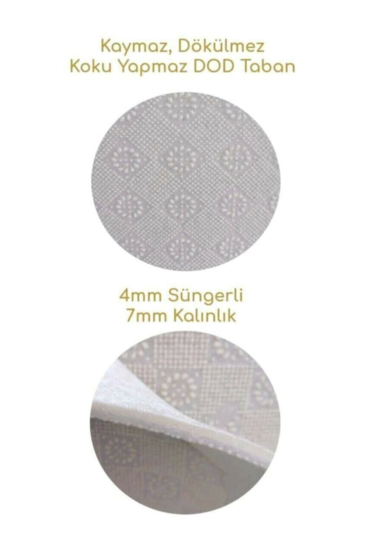 Halı Turkuaz Kaymaz Taban Yıkanabilir Kesme Yolluk Salon Koridor 