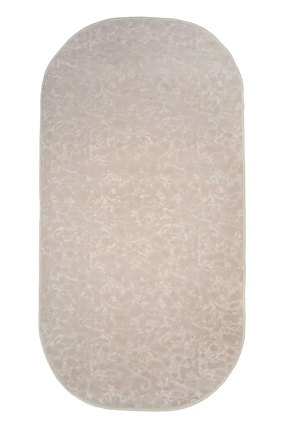 Halı Vizon Elit Yıkanabilir Saçaksız Oval Kesme Ince Yolluk Kilim