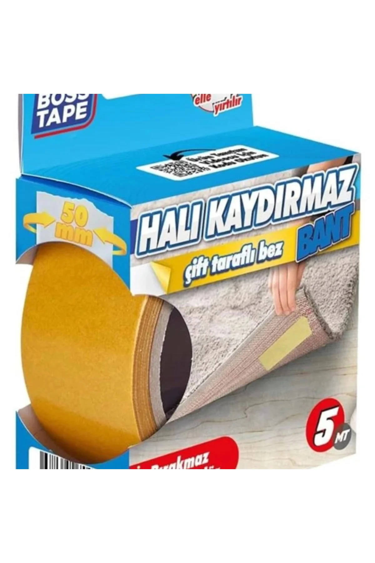 Halı Yapıştırma Bandı, Halı Kaydırmaz 50Mm X 5Mt