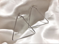 HALKA KÜPE GOLD KAPLAMA GEOMETRİK ŞEKİL ARKASI KAPALI (6CM)-HKGEŞ