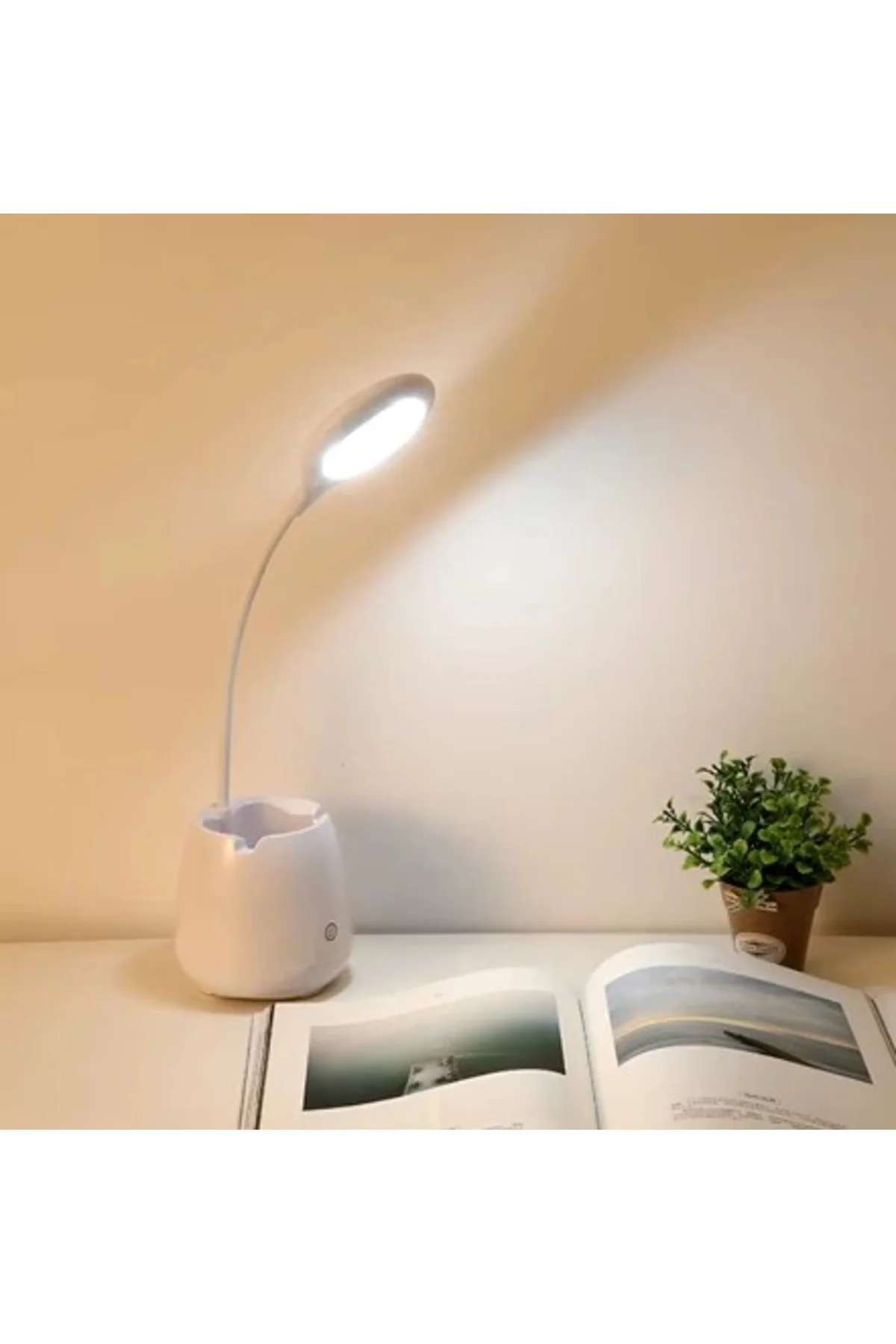 Halka Led Usb Şarjlı Masa Lambası
