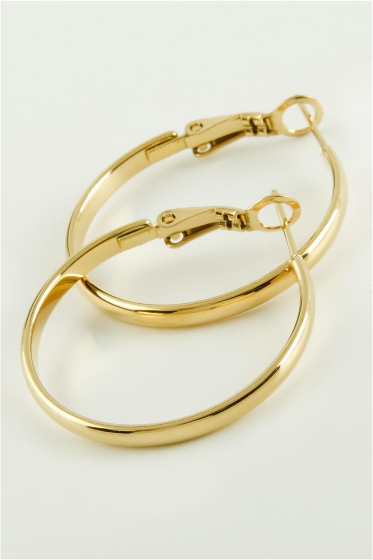 Halka Lüks Çelik Küpe 2,8 cm