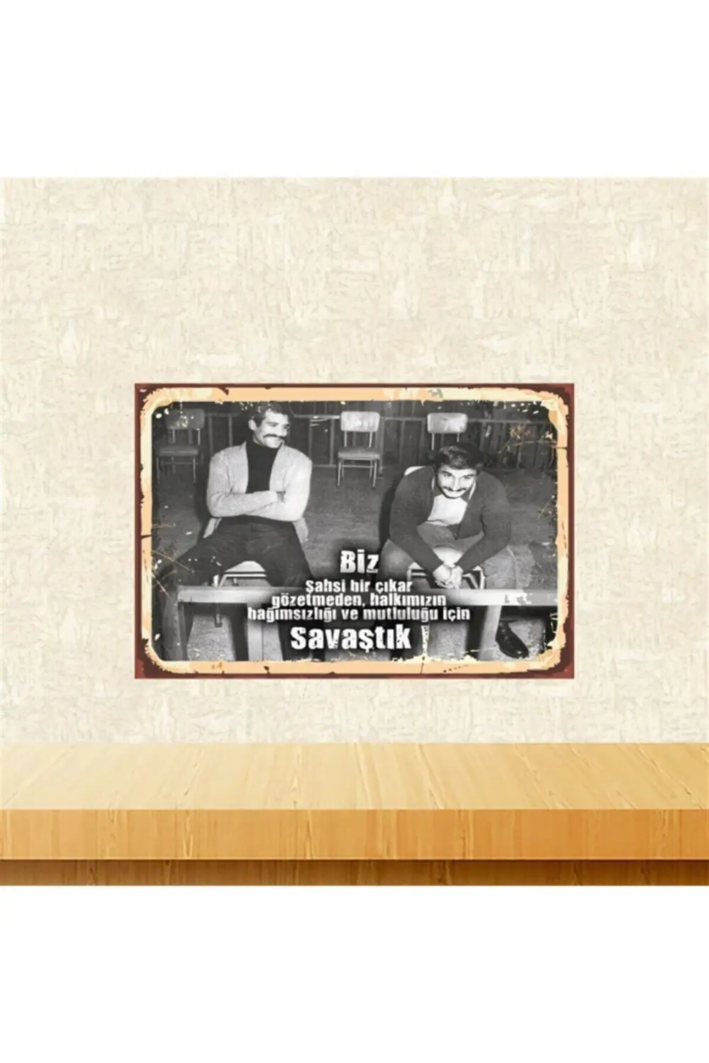 Halkımızın Bağımsızlığı Ve Mutluluğu Için Savaştık 20-30 Cm Retro