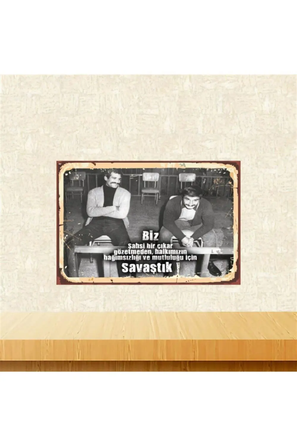 Halkımızın Bağımsızlığı Ve Mutluluğu Için Savaştık 20-30 Cm Retro