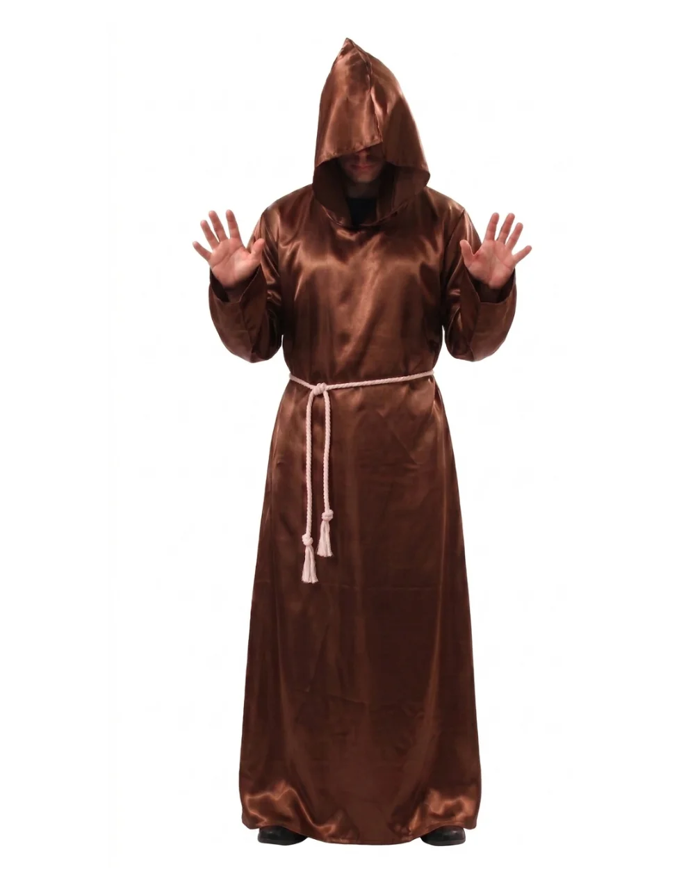 Halloween Büyücü Kostümü Yetişkin Kahverengi Halloween Büyücü Kostümü Yetişkin Kahverengi