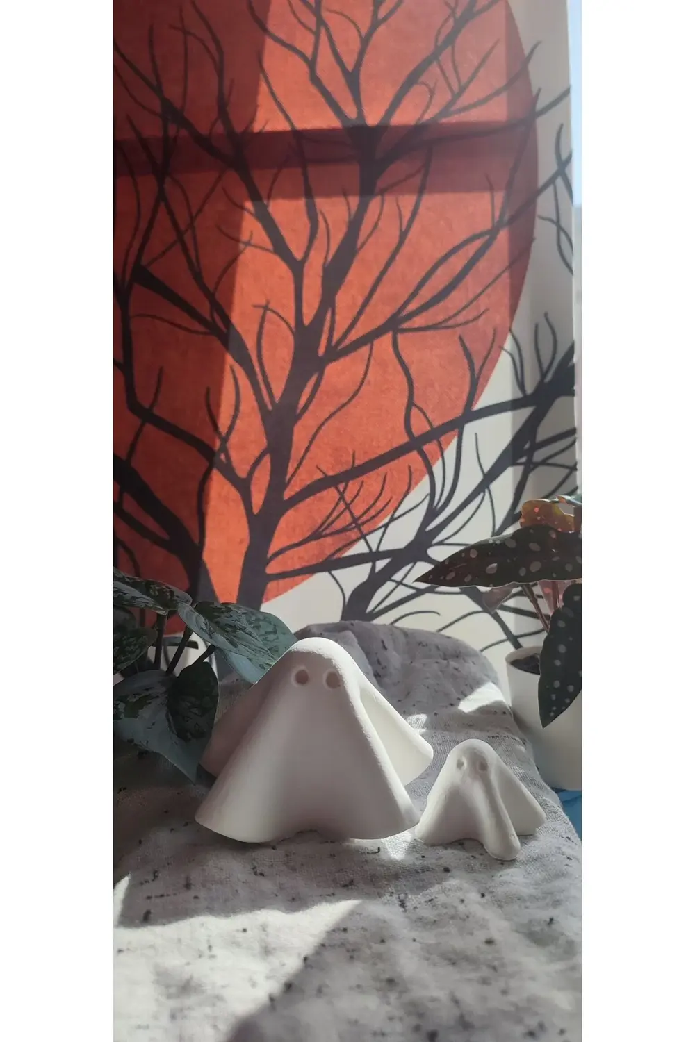 Halloween Cadılar Bayramı Hayalet Biblo Seti