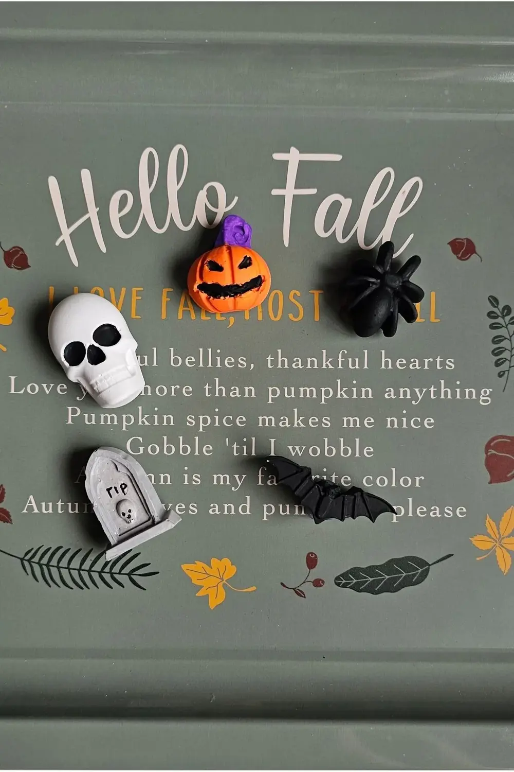 Halloween Cadılar Bayramı Magnet Buzdolabı Süsü Set _ Balkabagı,