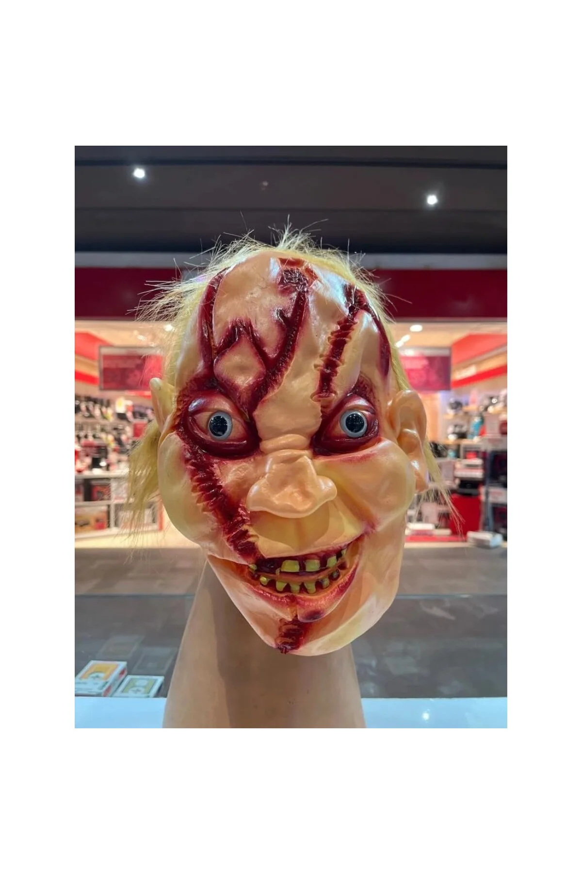 Halloween Chucky Maskesi, Korku Maskesi, Cadılar Bayramı Aksesuarları, Çaki maskesi