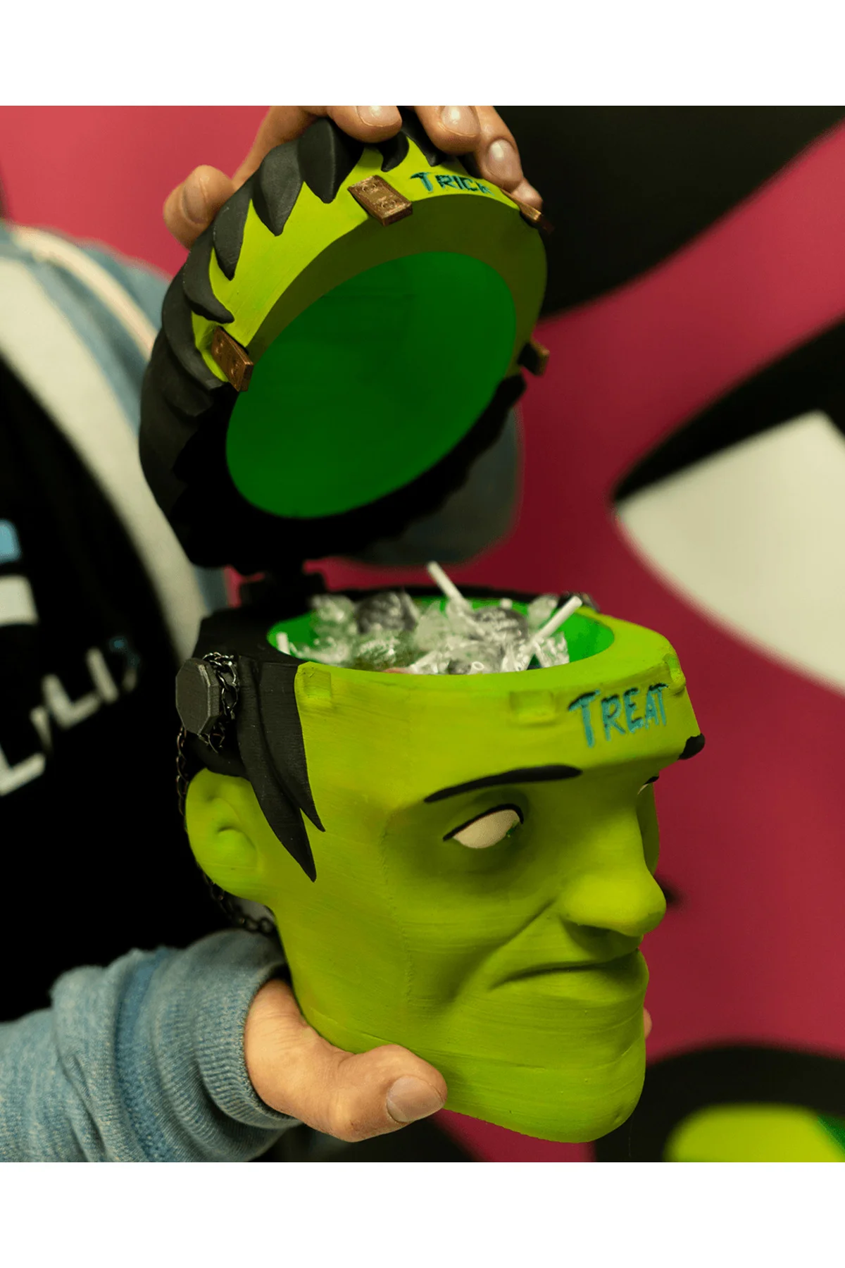 Halloween Frankenstreat Şeker Çantası ( Büyük Boy)