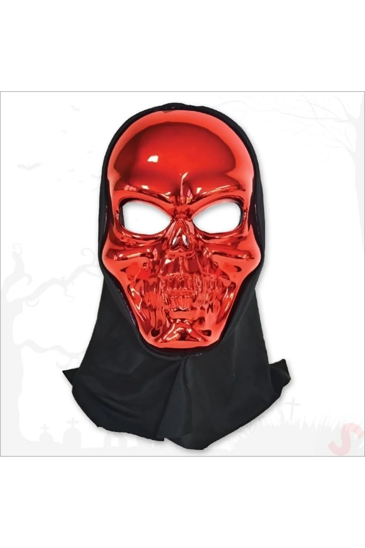 Halloween Hayalet Yüz, İskelet Maskesi