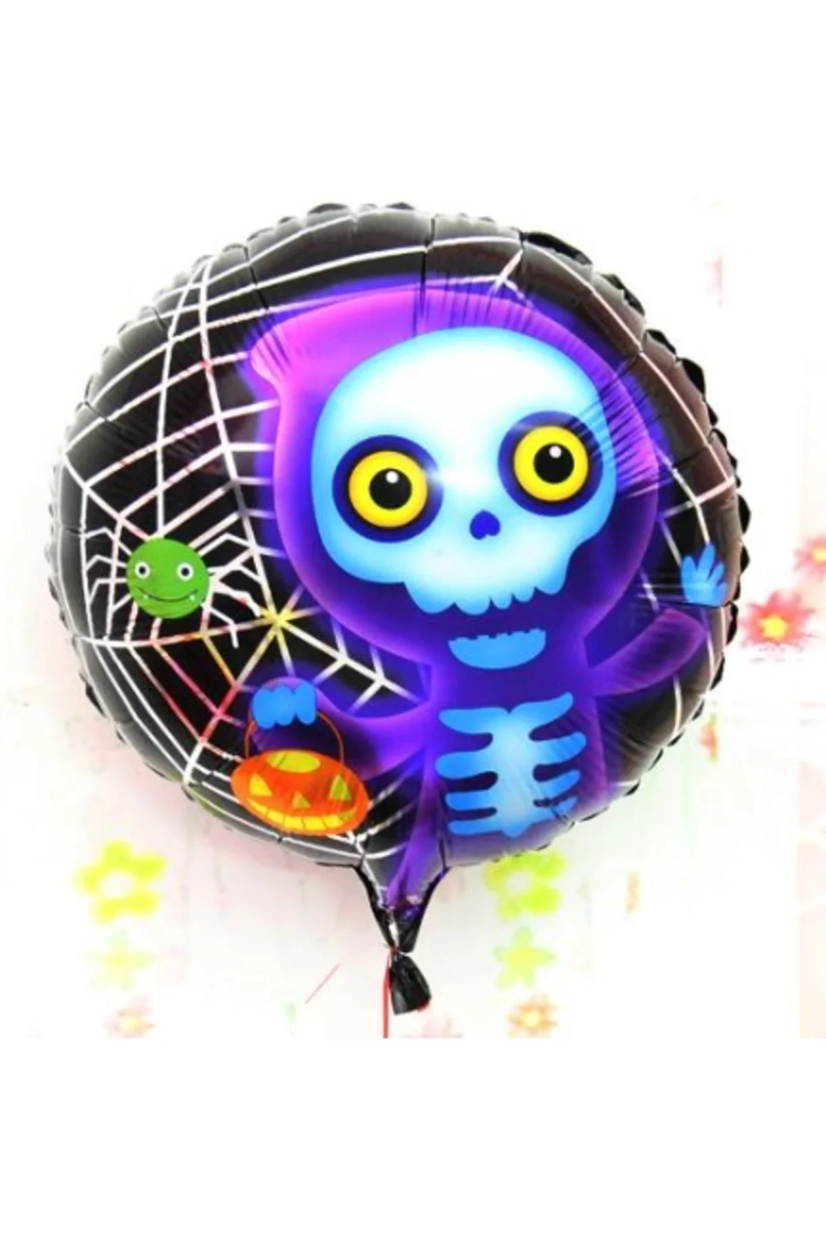 Halloween İskelet Hayalet Folyo Balon 18 İnç Halloween İskelet Hayalet Folyo Balon 18 İnç