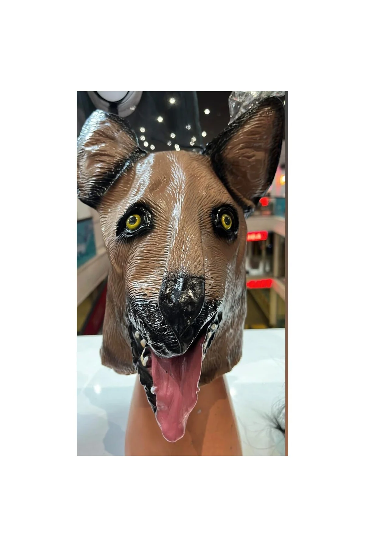 Halloween Köpek Maskesi, Korku Maskesi, Cadılar Bayramı Aksesuarları, Halloween Kostüm Aksesua