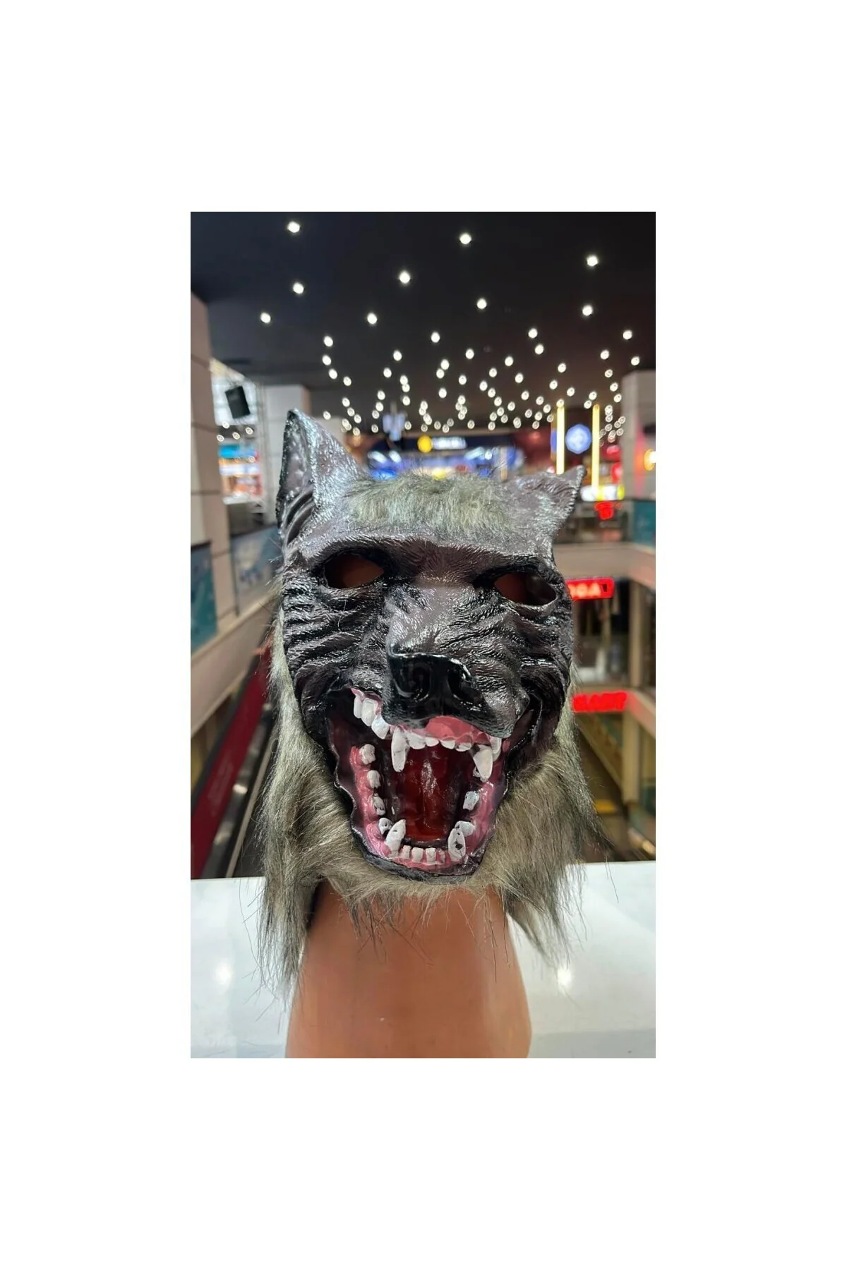 Halloween Kurt Köpek Maskesi, Korku Maskesi, Cadılar Bayramı Aksesuarları, Halloween Kostüm Ak