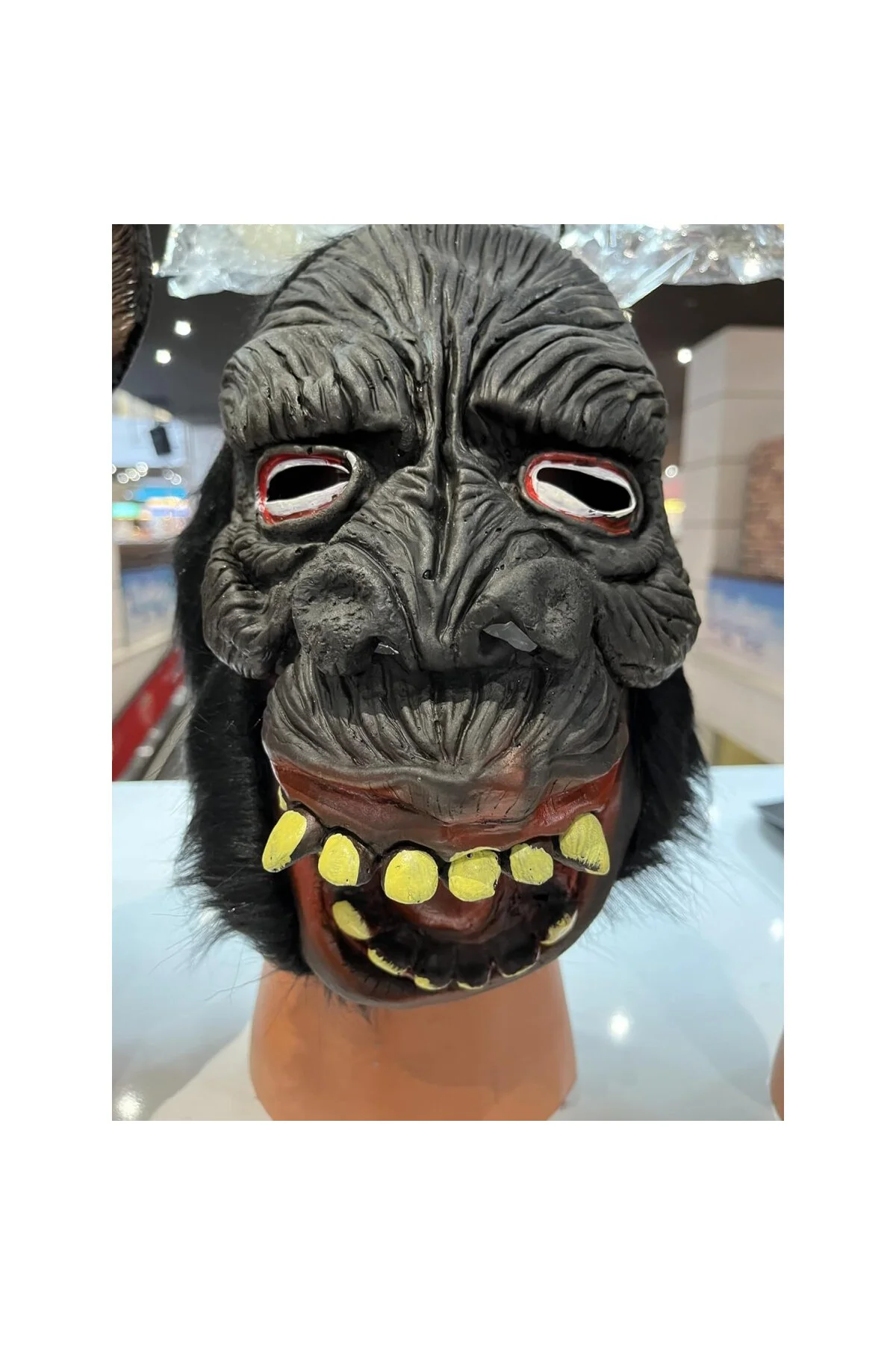 Halloween Maymun Maskesi, Korku Maskesi, Cadılar Bayramı Aksesuarları, Halloween Kostüm Aksesua