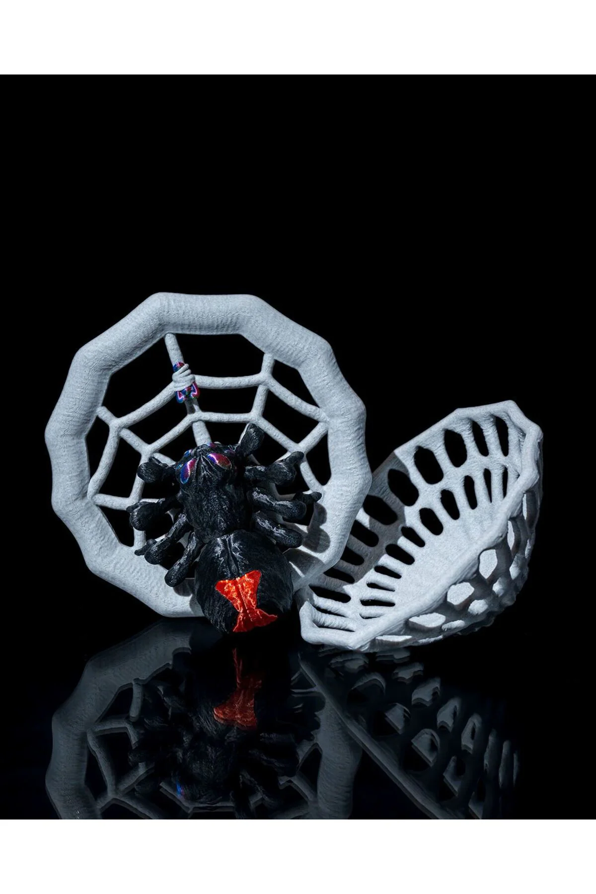 Halloween Örümcek Şeker Kasesi Cadılar Bayramı Örümcek Şekerlik 18CM