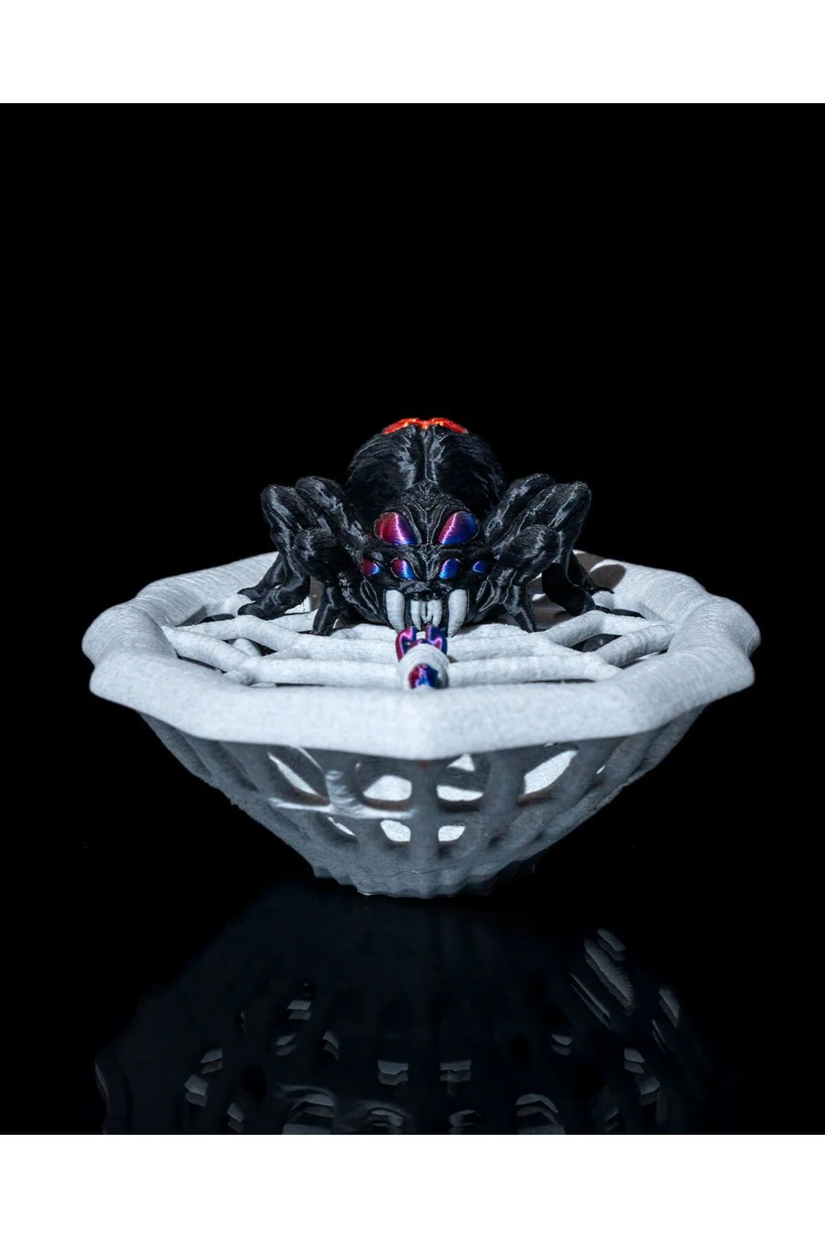 Halloween Örümcek Şeker Kasesi Cadılar Bayramı Örümcek Şekerlik 18CM