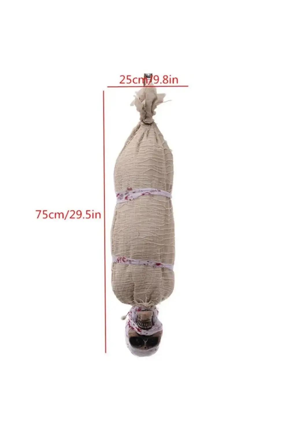 Halloween Sensörlü Işıklı Hareketli Mumya