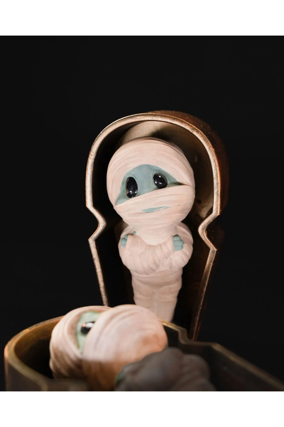 Halloween Tabutlu Mumya Figürü 15 Cm (1 ADET)