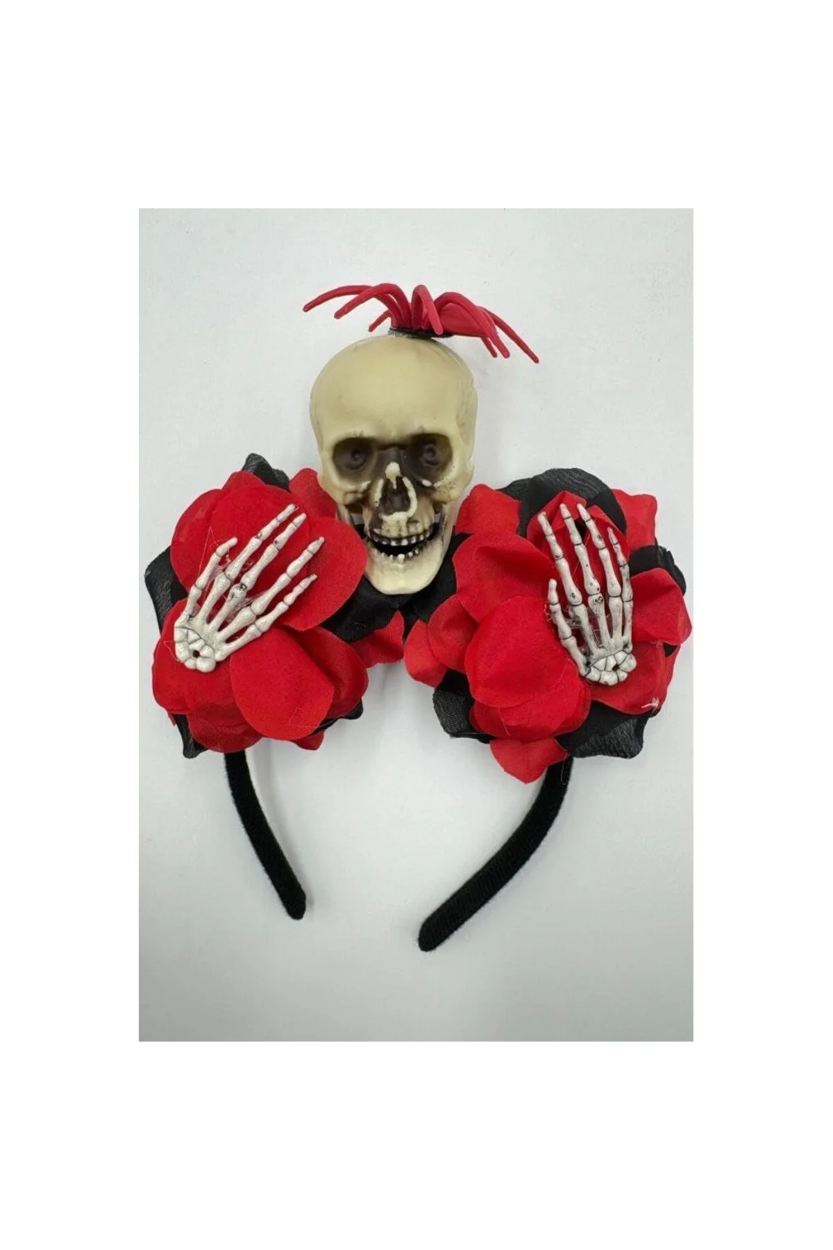 Halloween Tac Gül Elli Örümcekli İskelet