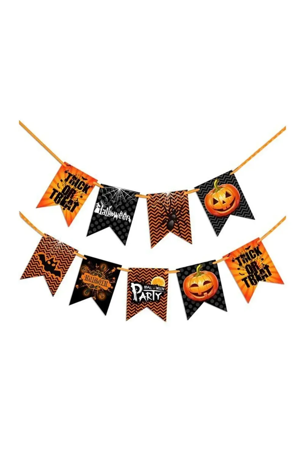 Halloween Temalı Bayrak Set