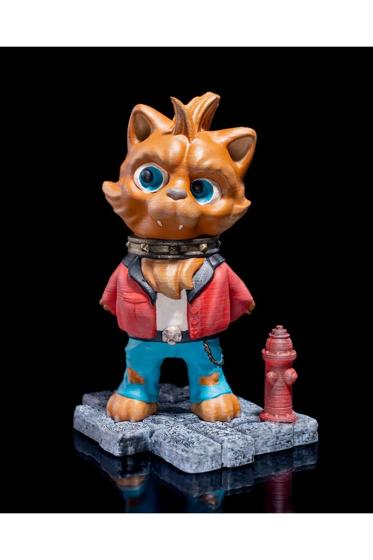 Halloween Urban Terrors - Werewolf Boyalı Figür 15 Cm (BÜYÜK BOY)